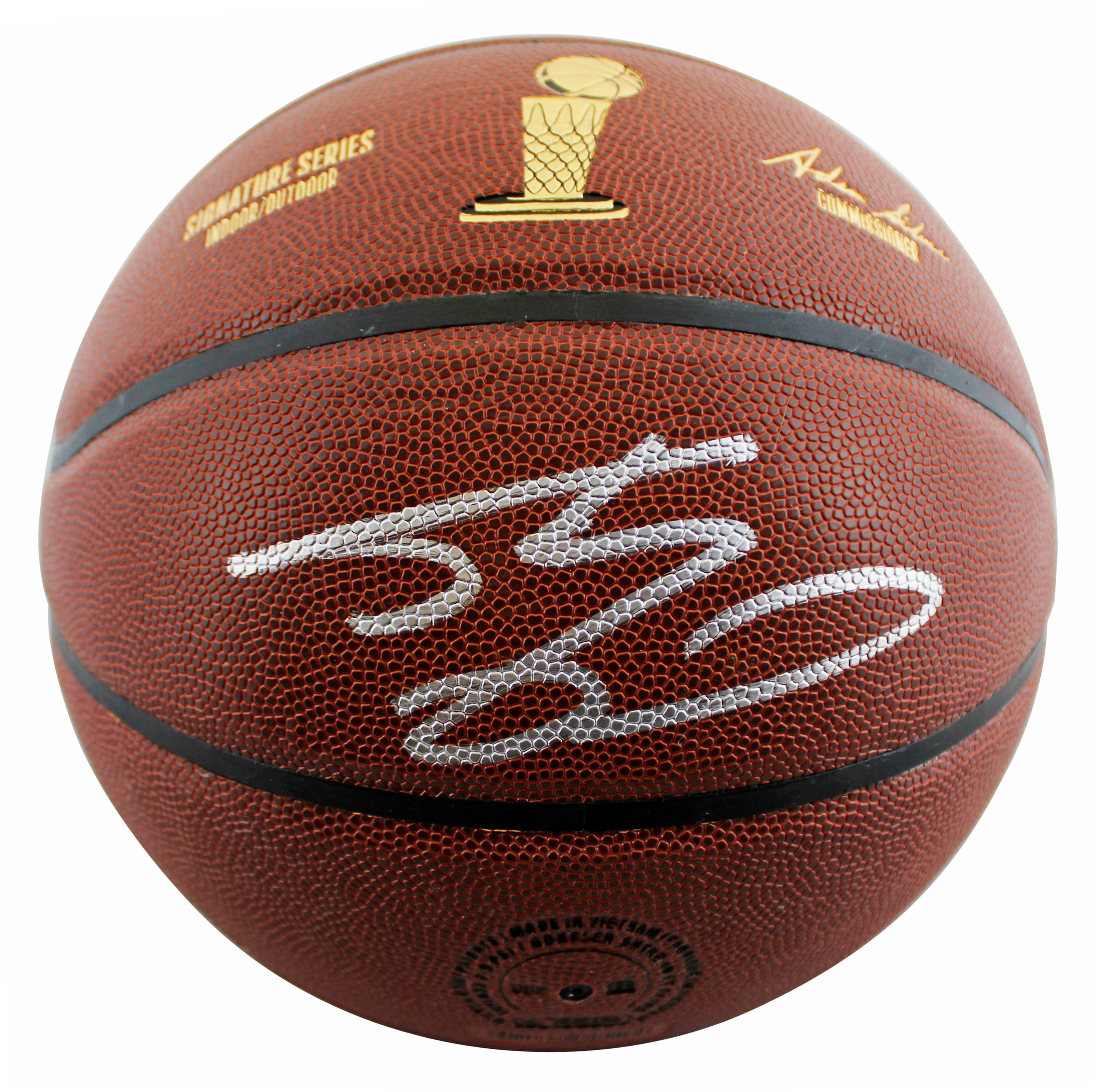 Lakers Shaquille O'Neal Signed Wilson Trophy Series Basketball BAS Witnessed - Image 3