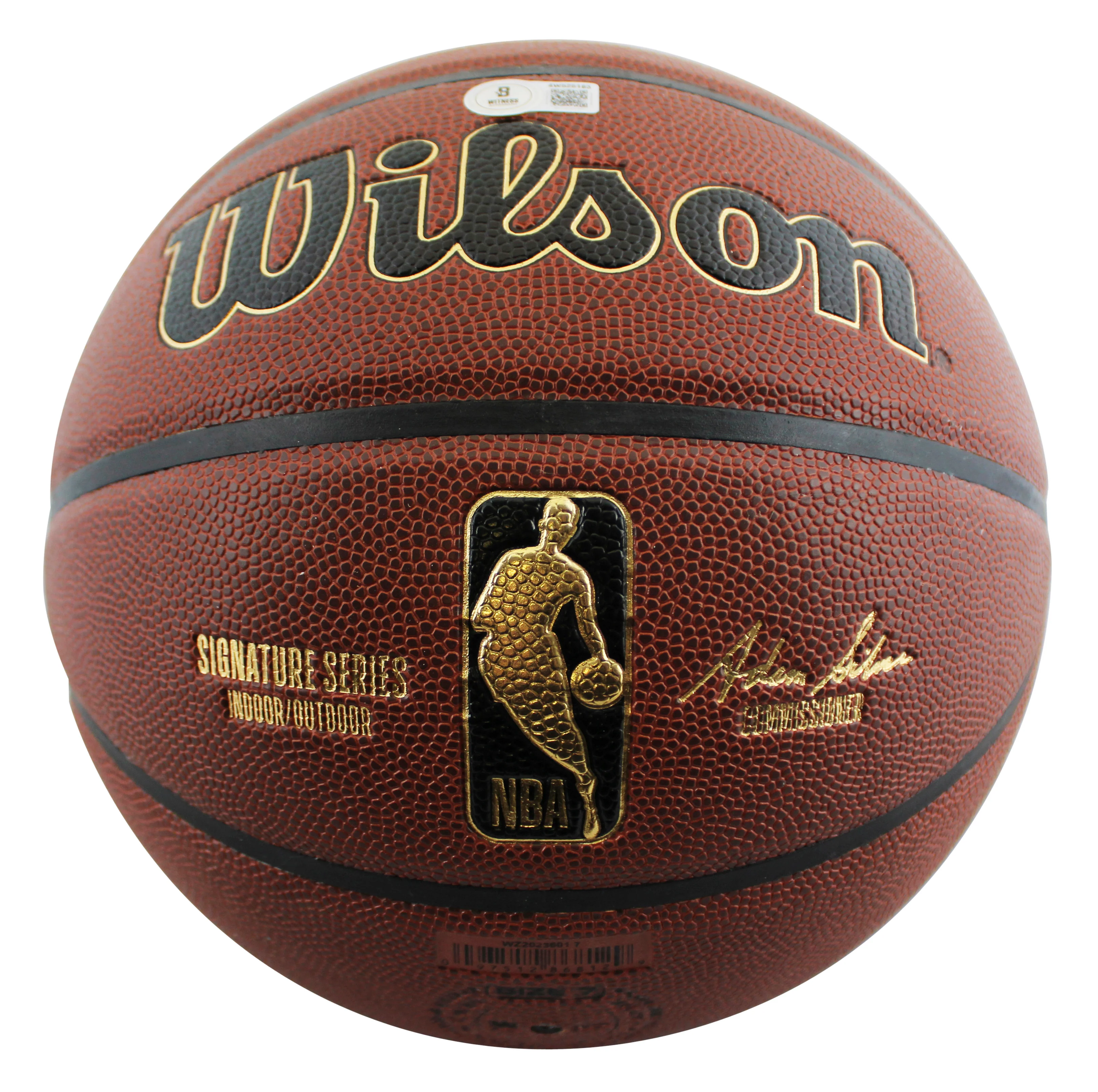 Lakers Shaquille O'Neal Signed Wilson Trophy Series Basketball W/ Case BAS Wit - Image 6