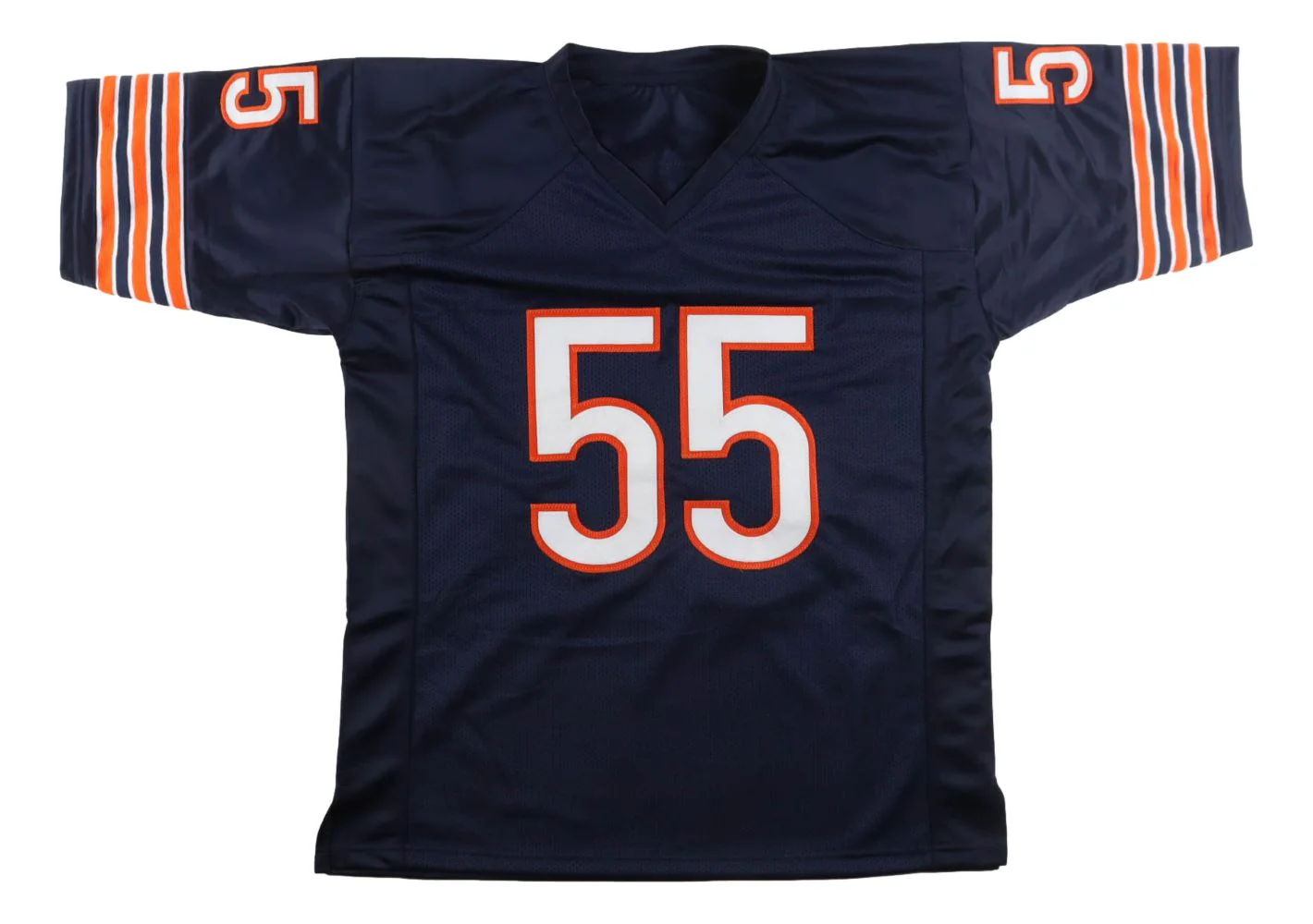 Lance Briggs Chicago Signed Navy Football Jersey JSA QR Hologram - Image 3