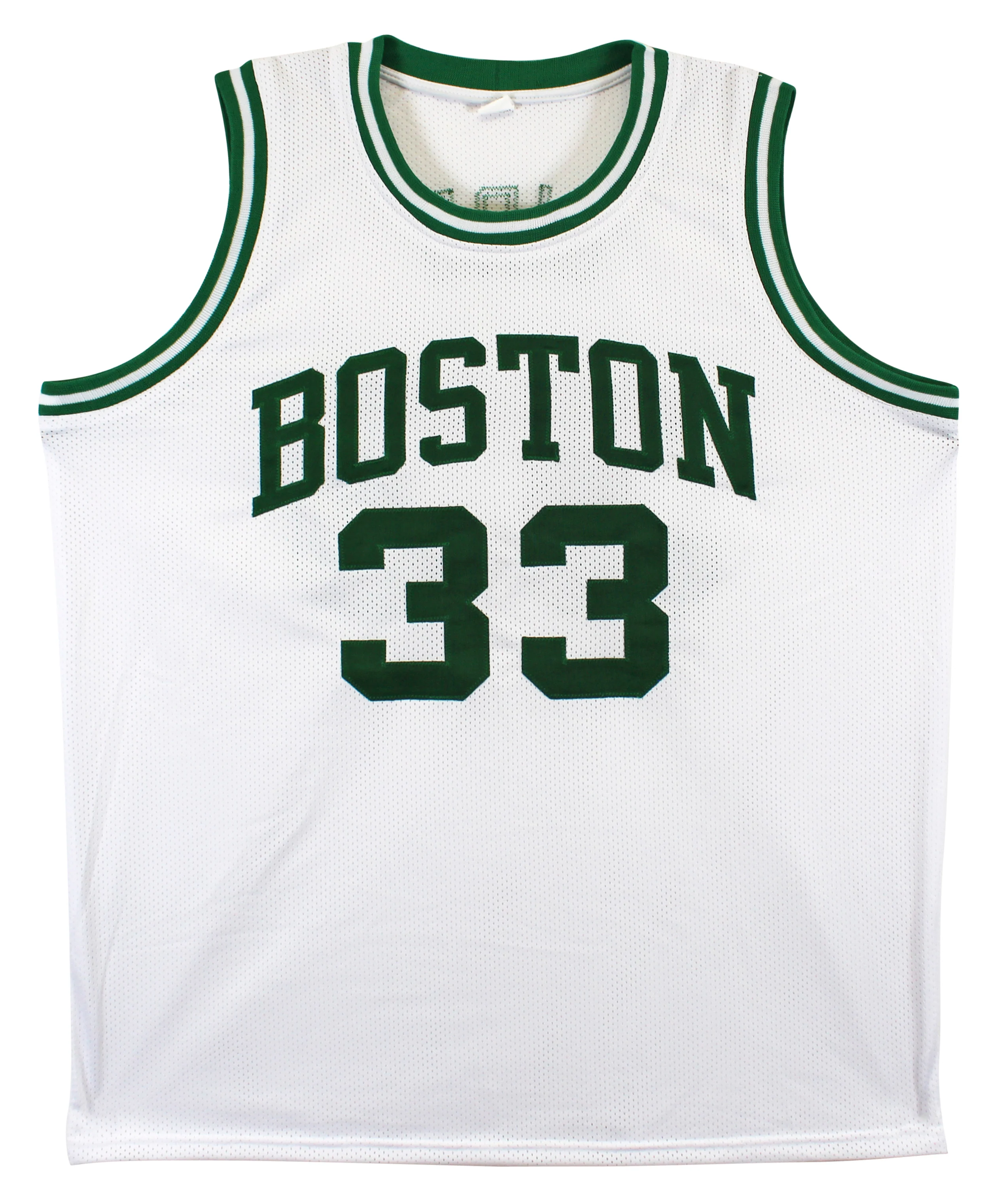 Larry Bird Authentic Signed White Pro Style Jersey Autographed BAS Witnessed 1 - Image 4