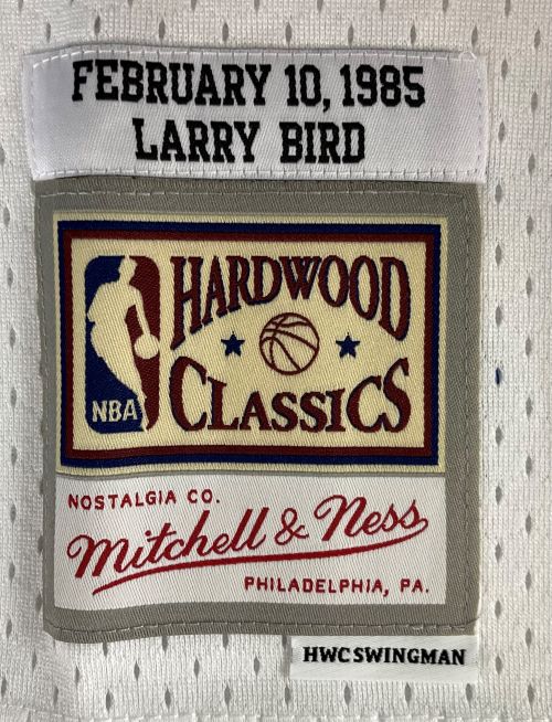 Larry Bird Signed Celtics All Star M&N Hardwood Classics Swingman Jersey JSA - Image 4