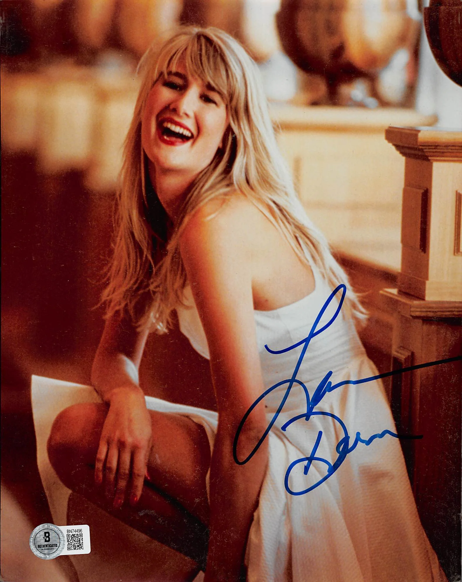 Laura Dern Jurassic Park Authentic Signed 8x10 Sexy Photo BAS #BN74496