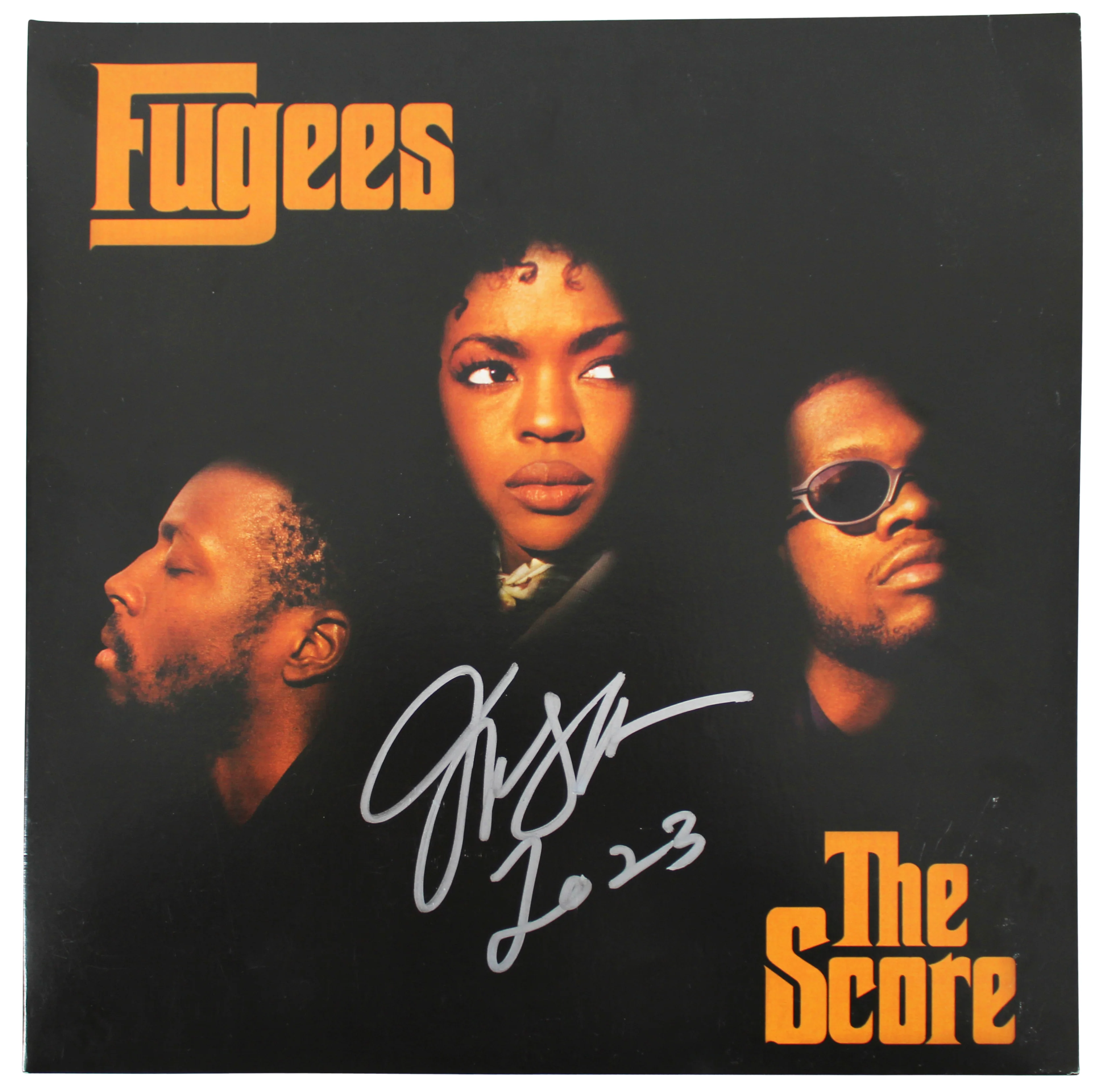 Lauryn Hill The Fugees "2023" Signed The Score Album Cover W/ Vinyl BAS #BQ96343 - Image 3