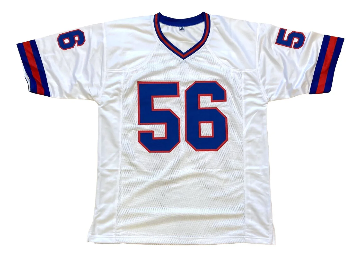 Lawrence Taylor New York Signed White Football Jersey JSA QR Hologram - Image 3