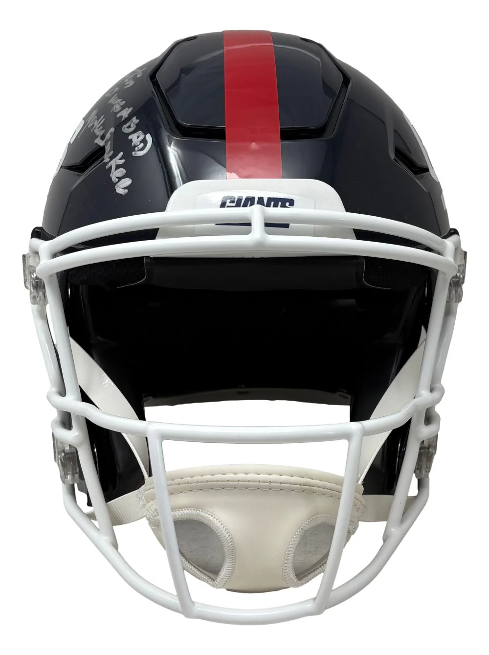 Lawrence Taylor Signed Giants FS T/B Authentic SpeedFlex Helmet BAD MF BAS - Image 3