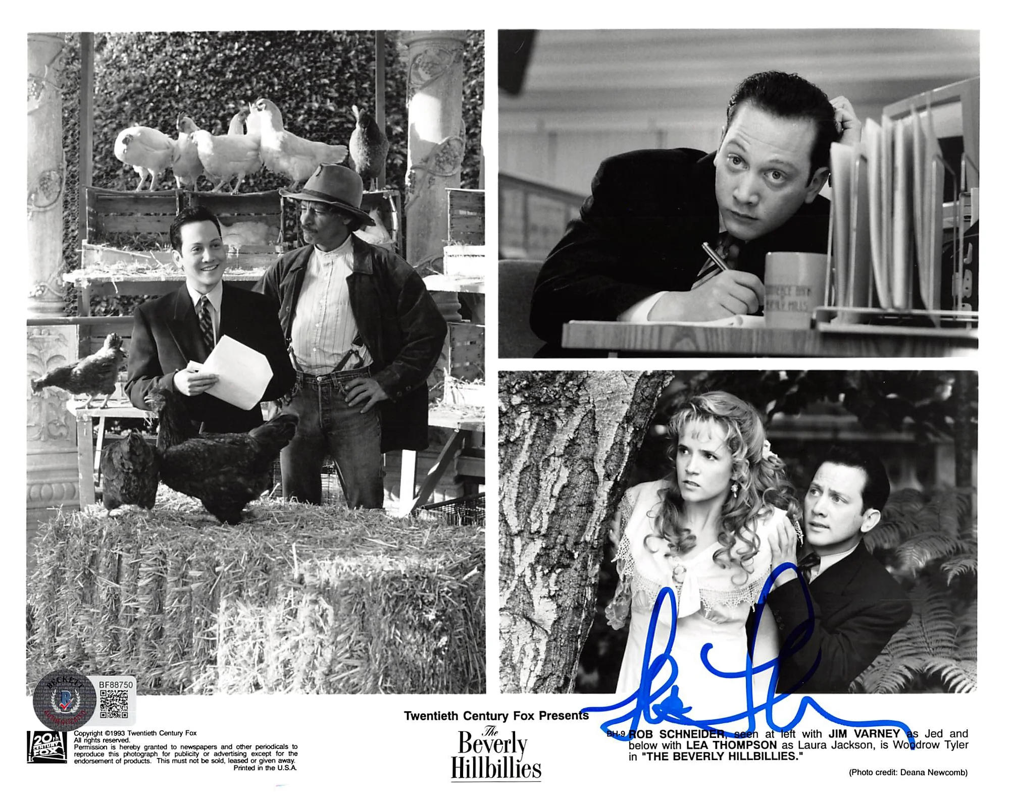 Lea Thompson The Beverly Hillbillies Authentic Signed 8x10 Photo BAS