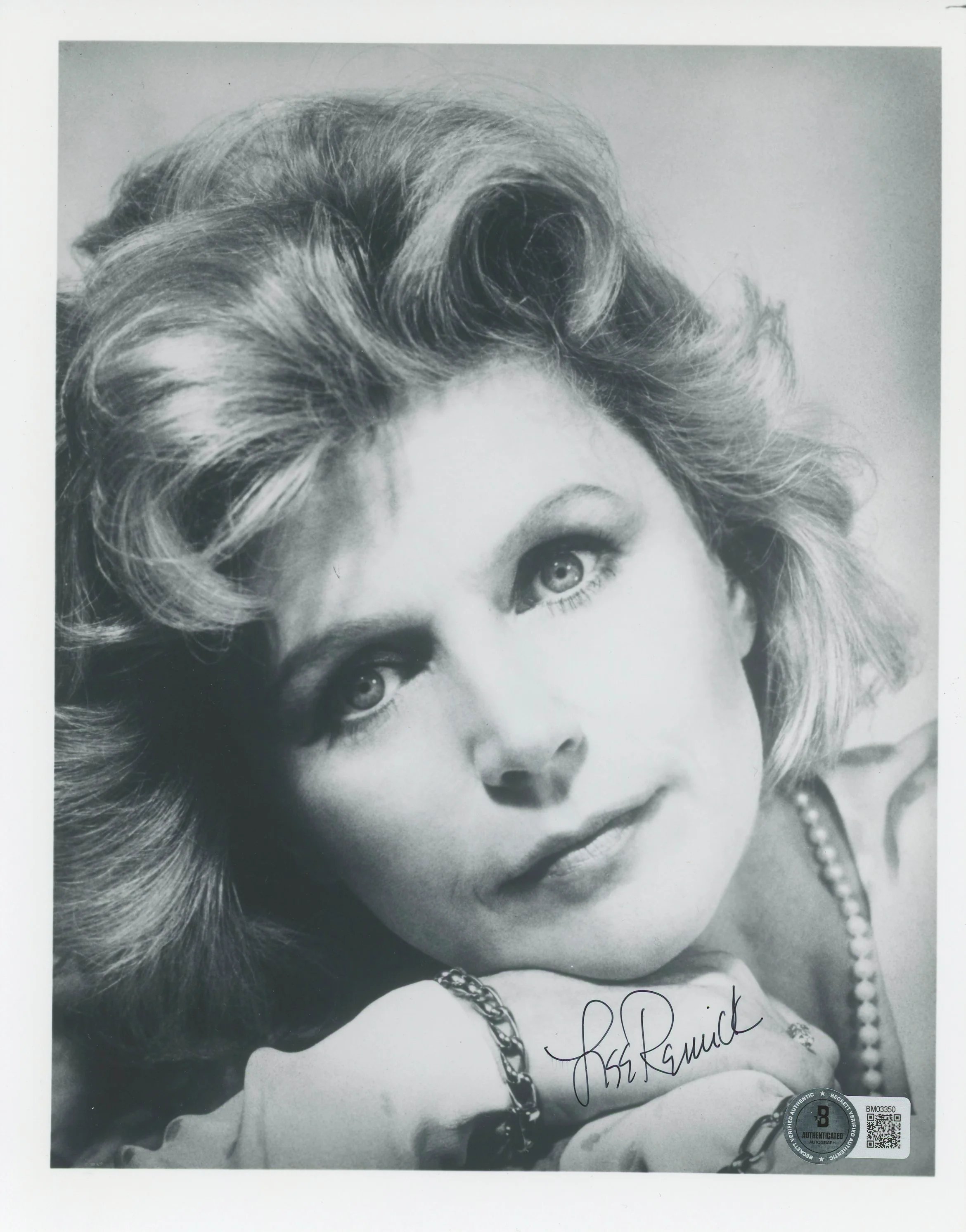 Lee Remick The Omen Authentic Signed 8x10 Black & White Photo BAS #BM03350 - Image 2