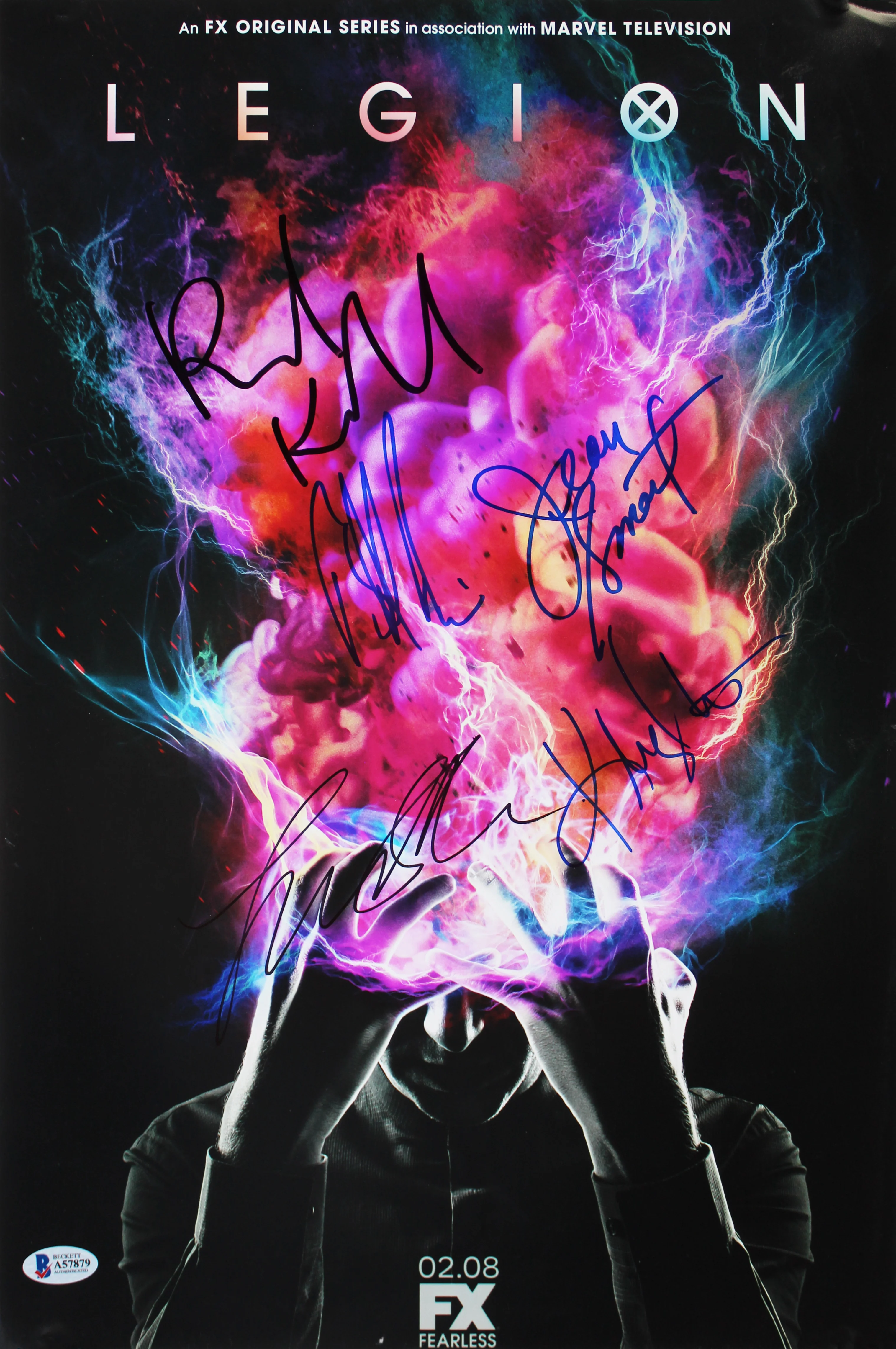 Legion (5) Keller, Smart, Irwin, Aselton & 1 Signed 12x18 Photo BAS #A57879 - Image 2