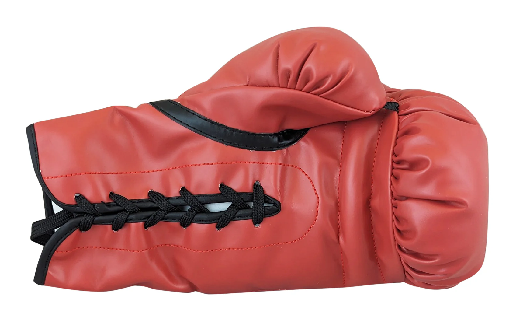 Lennox Lewis Authentic Signed Red Left Hand Everlast Glove W/ Case BAS Witnessed - Image 4