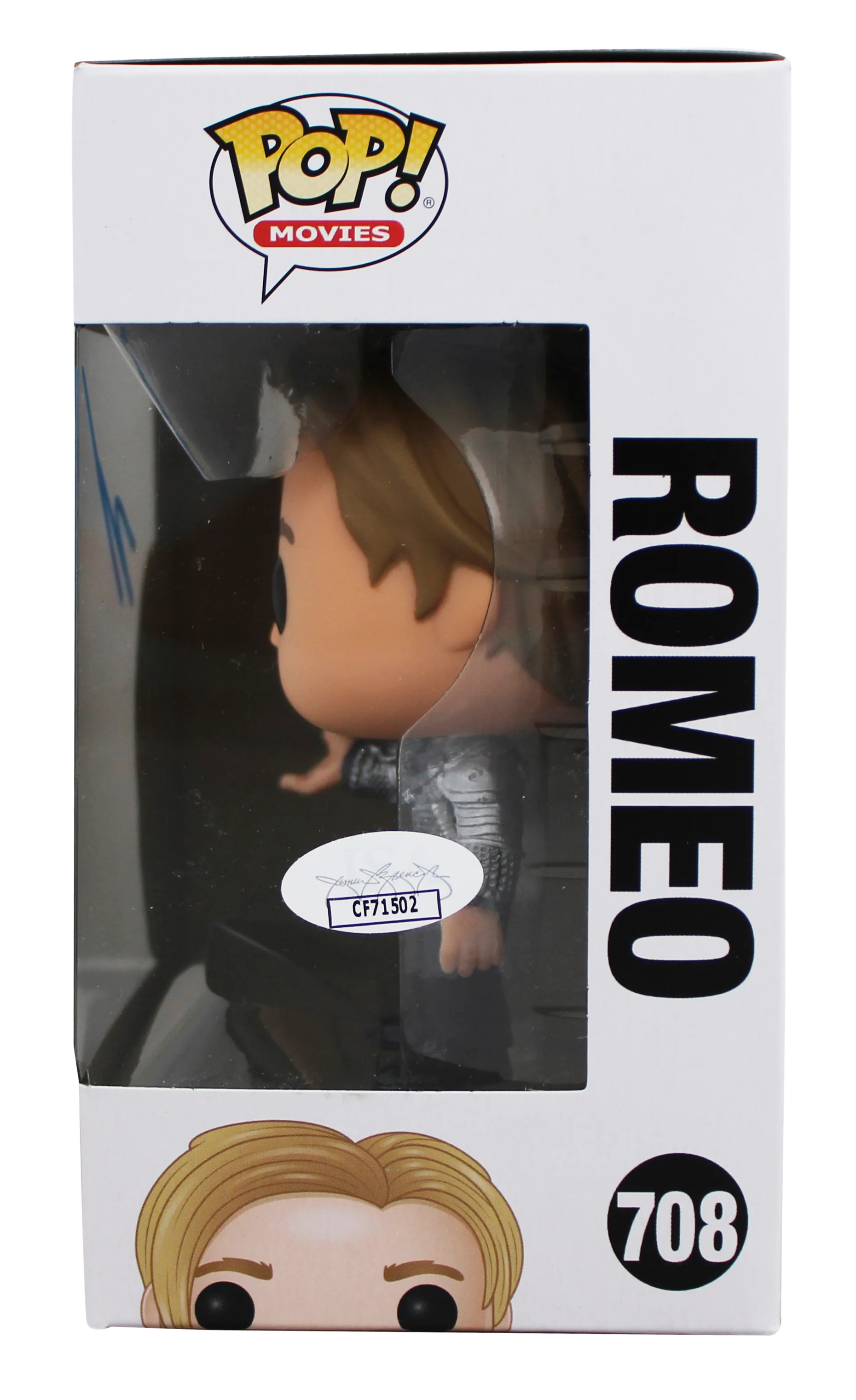Leonardo DiCaprio Romeo & Juliet Signed #708 Funko Pop Vinyl Figure JSA #CF71502 - Image 4
