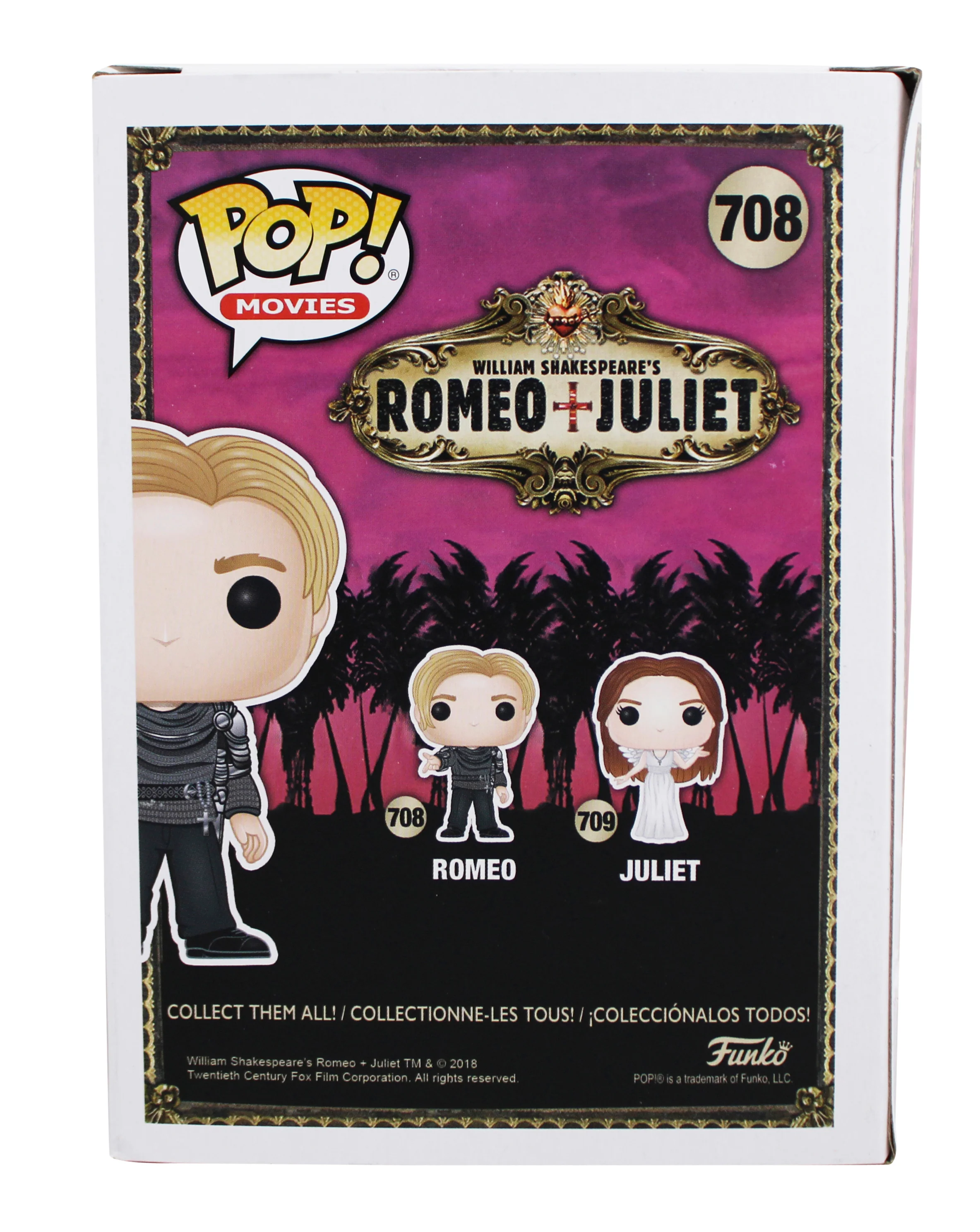 Leonardo DiCaprio Romeo & Juliet Signed #708 Funko Pop Vinyl Figure JSA #CF71502 - Image 5