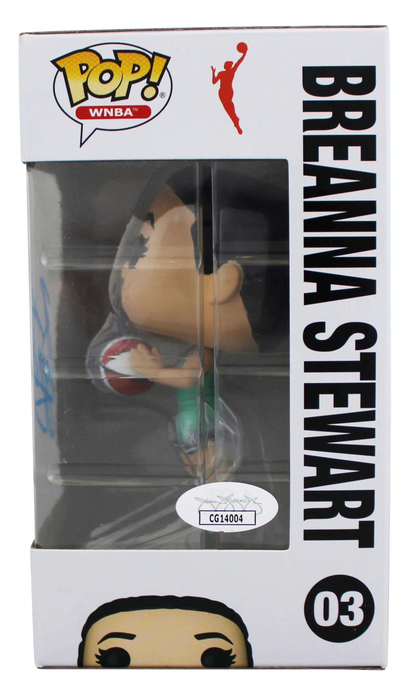 Liberty Breanna Stewart Authentic Signed #03 Funko Pop Vinyl Figure JSA #CG14004 - Image 4