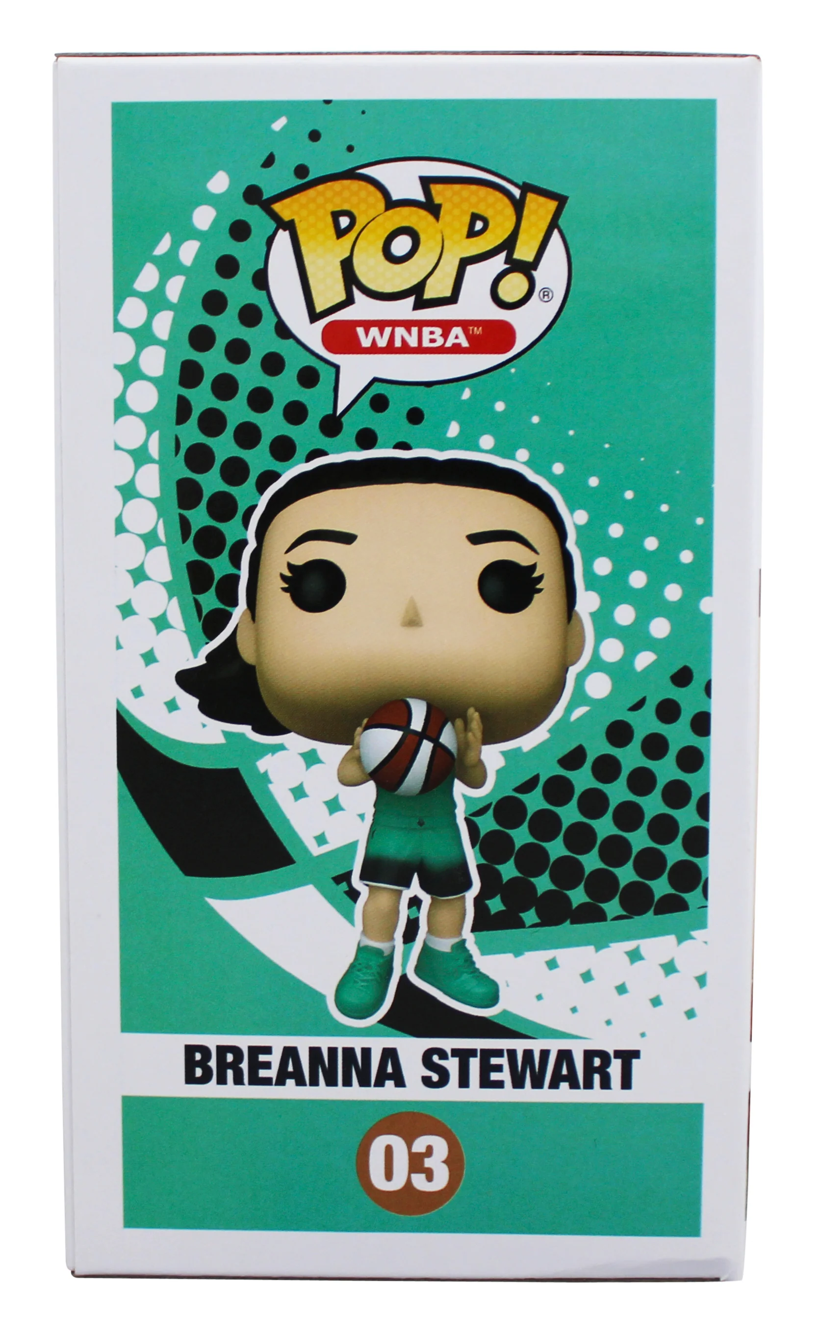 Liberty Breanna Stewart Authentic Signed #03 Funko Pop Vinyl Figure JSA #CG14004 - Image 6