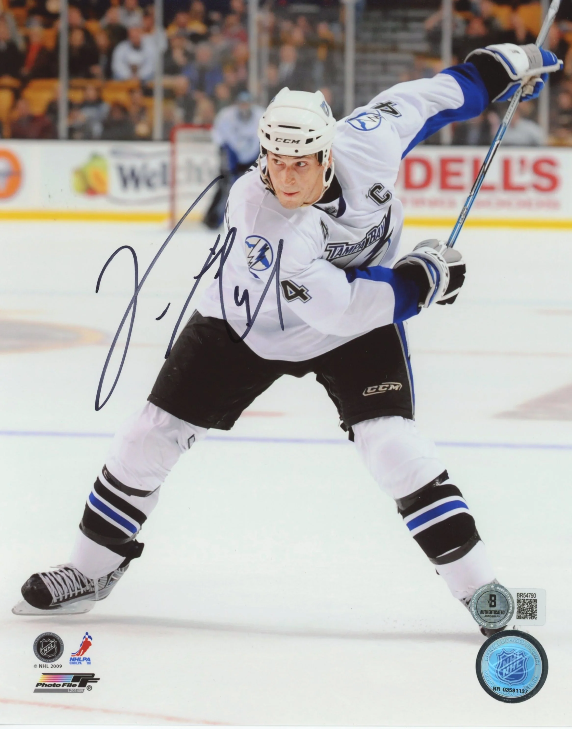 Lightning Vincent Lecavalier Authentic Signed 8x10 Photo BAS #BR54790 - Image 2