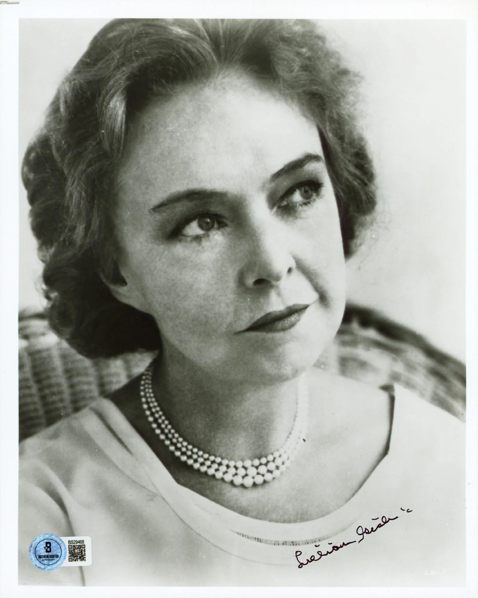 Lillian Gish The Night of the Hunter Authentic Signed 8x10 Photo BAS #BS29468