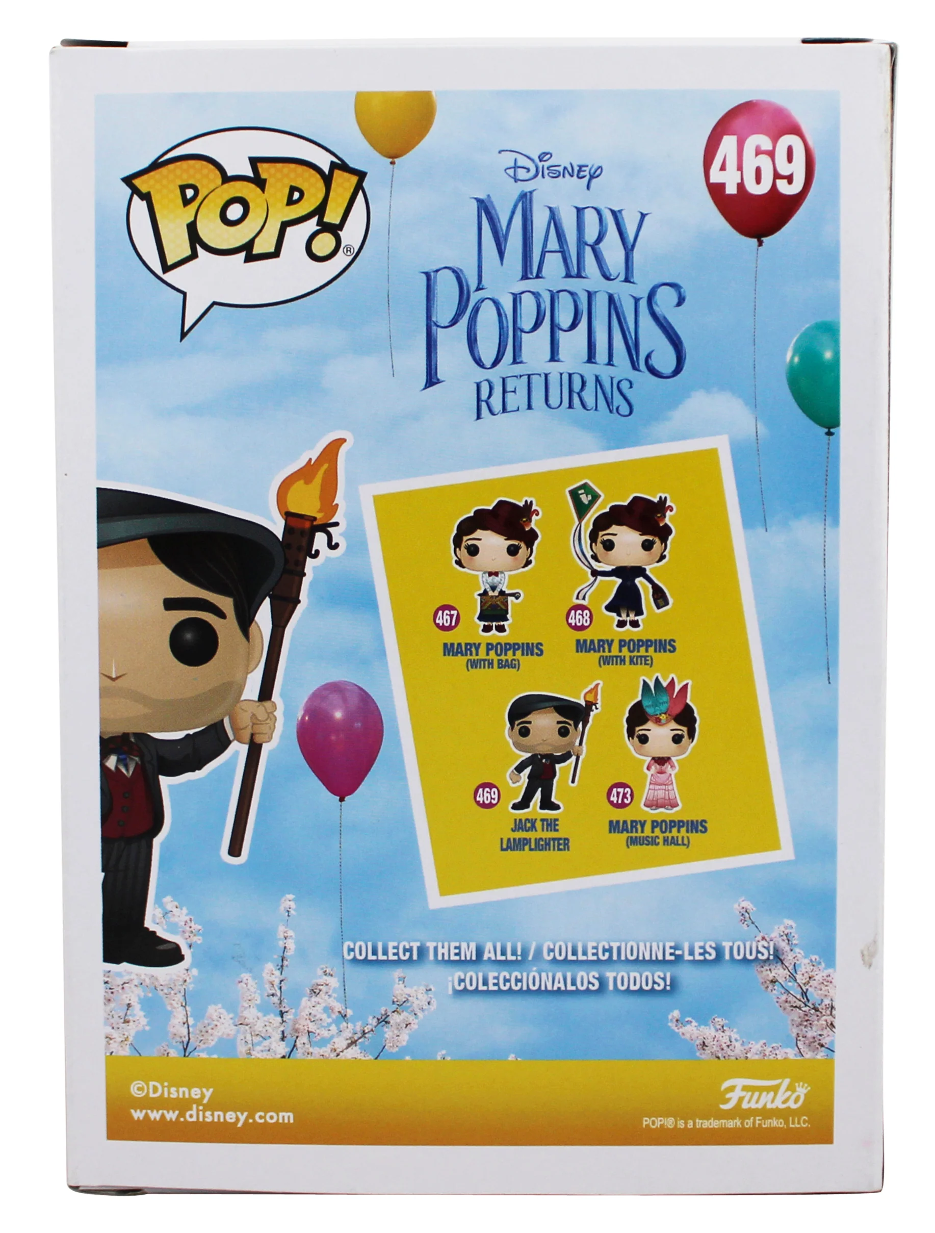 Lin-Manuel Miranda Mary Poppins Signed Jack #469 Funko Pop Figure BAS #G55732 - Image 5