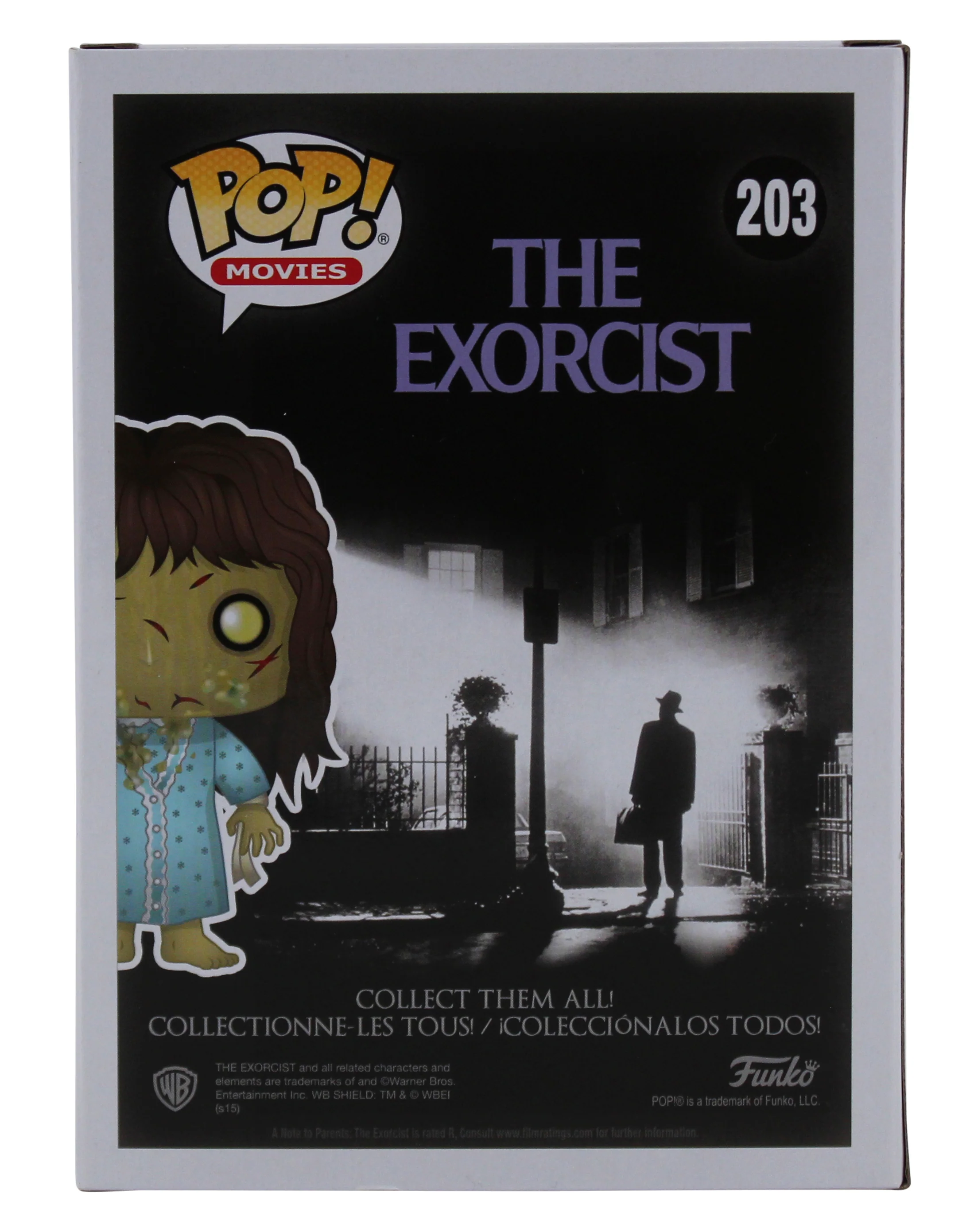 Linda Blair The Exorcist "Regan" Signed Funko Pop Vinyl Figure w/ Green Sig BAS - Image 6
