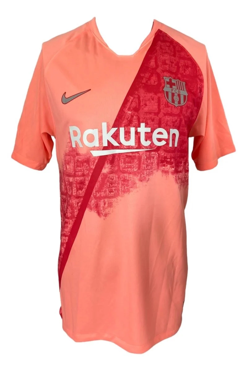 Lionel Messi Signed Barcelona Nike Soccer Jersey BAS E16589 - Image 3