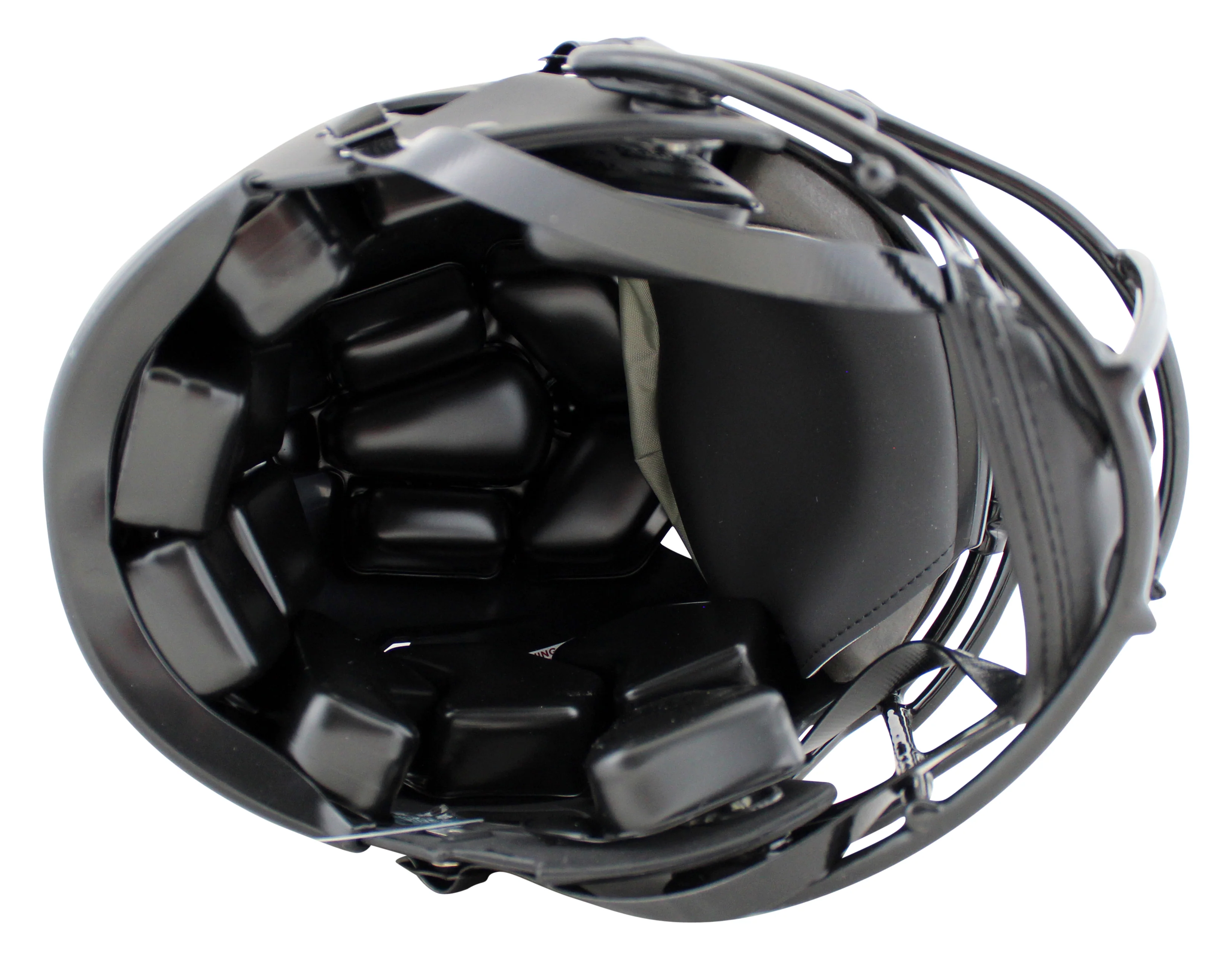 Lions Barry Sanders HOF 04 Signed Eclipse Full Size Speed Proline Helmet BAS - Image 4