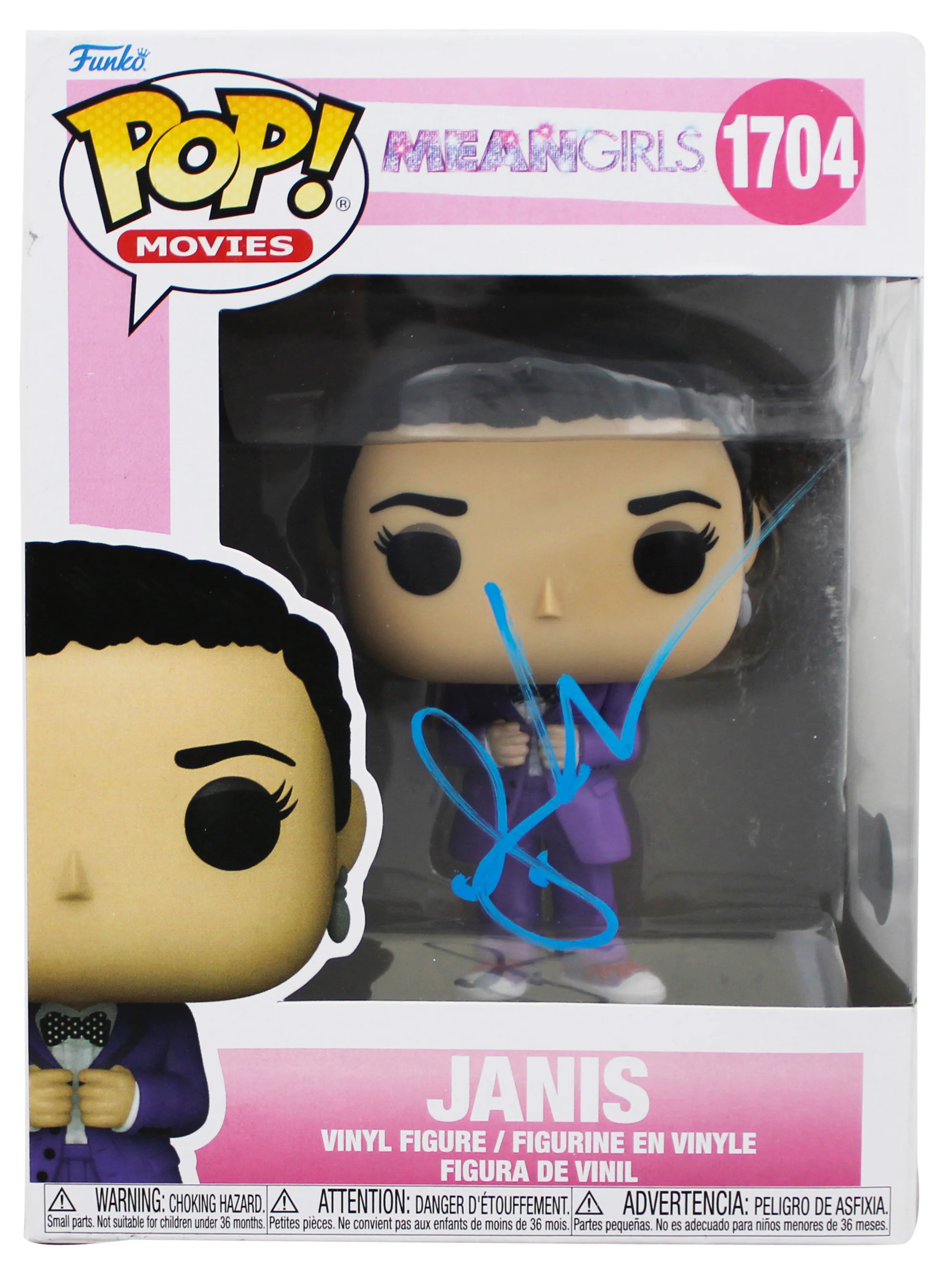 Lizzy Caplan Mean Girls Signed Janis #1704 Funko Pop Vinyl Figure BAS #BU08669 - Image 2