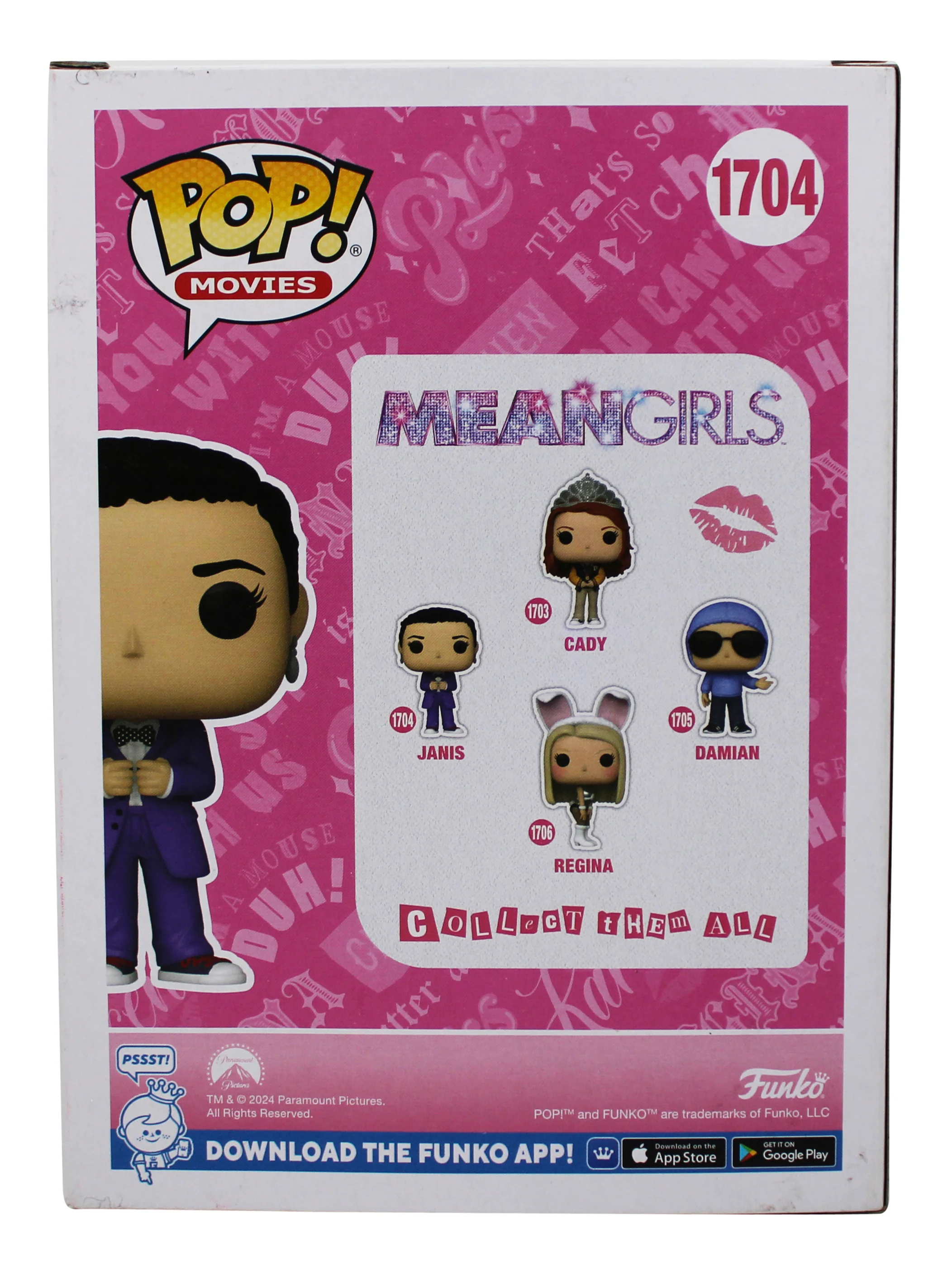 Lizzy Caplan Mean Girls Signed Janis #1704 Funko Pop Vinyl Figure BAS #BU08669 - Image 6