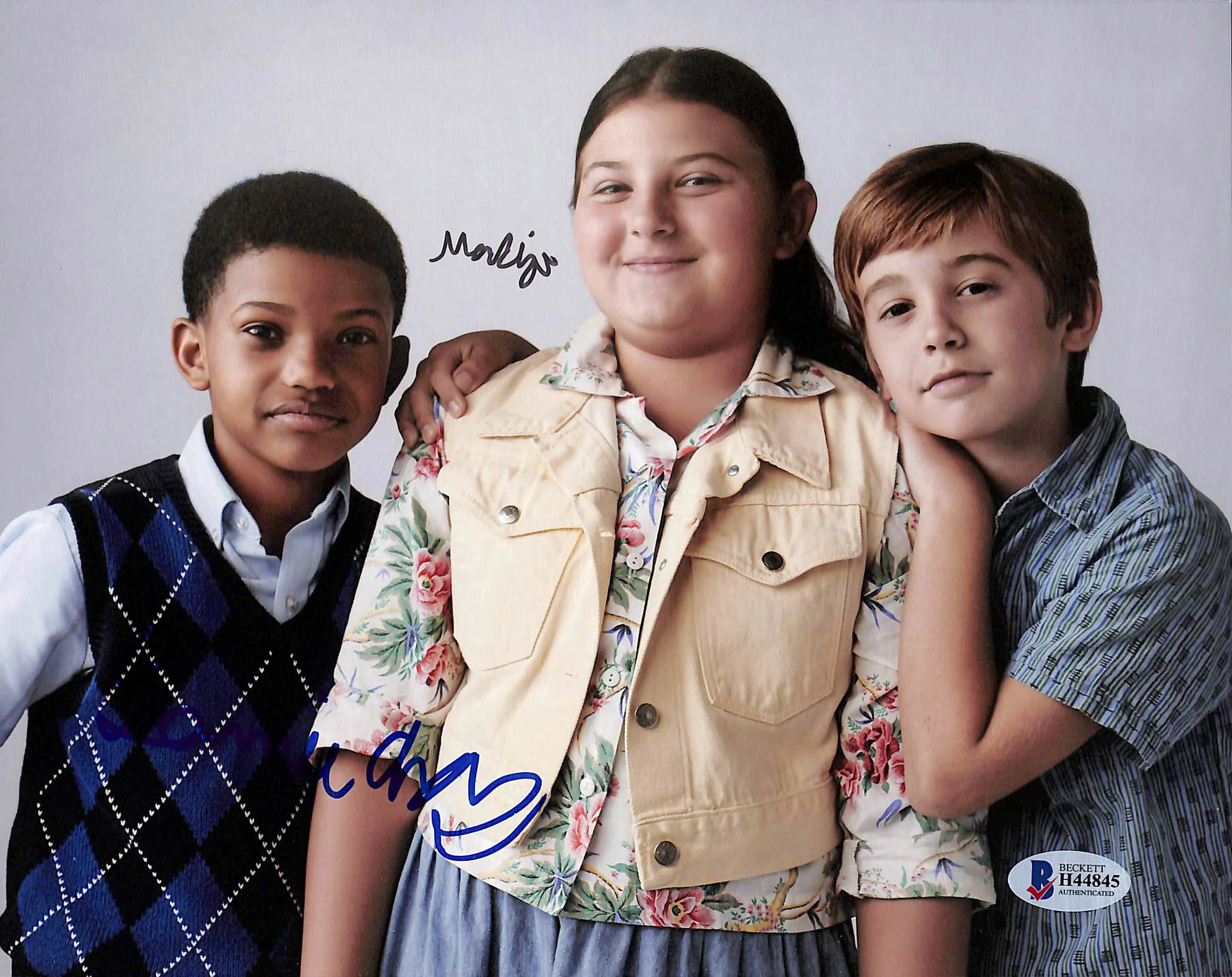 Lonnie Chavis & Mackenzie Hancsicsak This Is Us Signed 8x10 Photo BAS #H44845 - Image 2