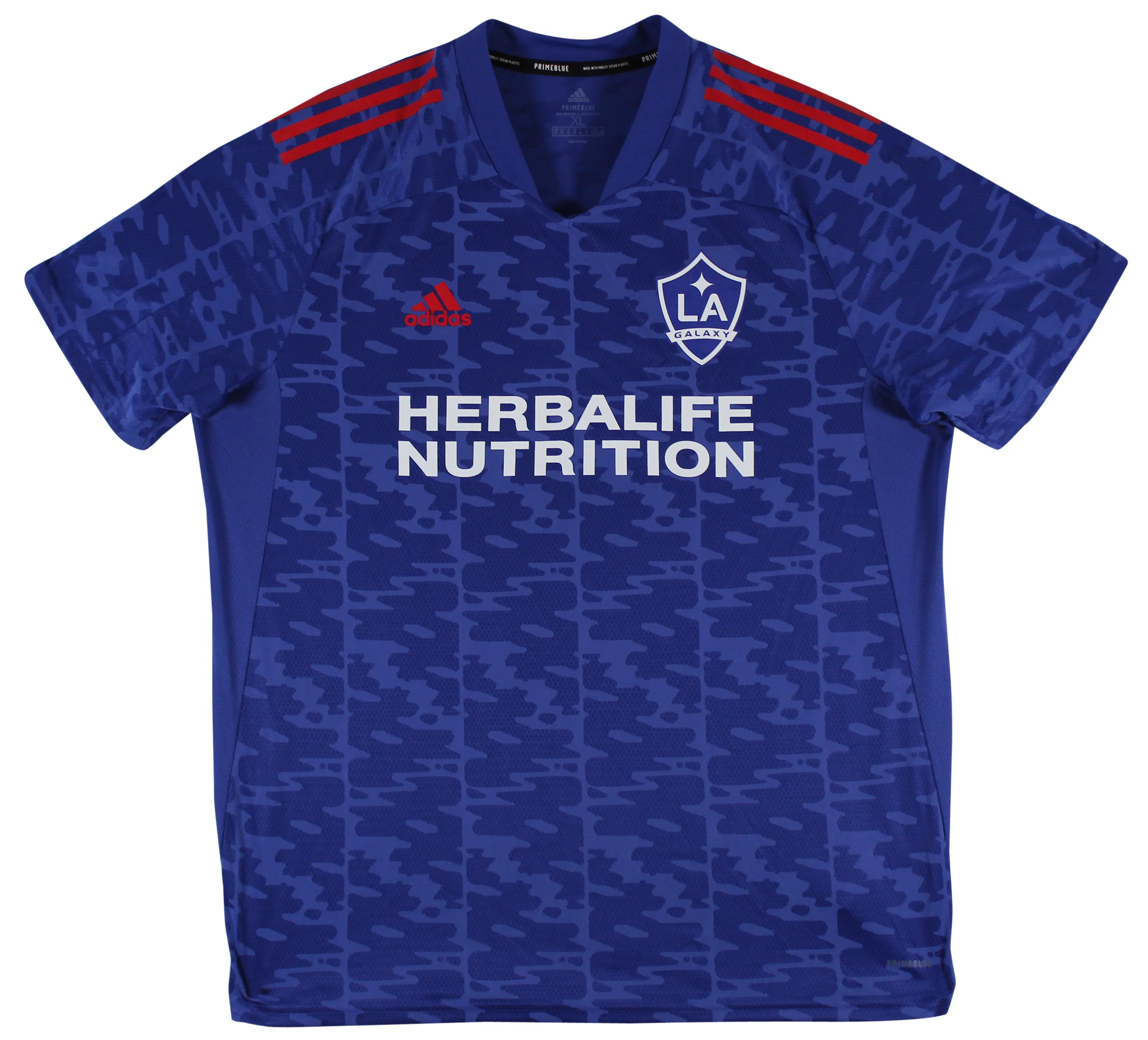 Los Angeles Galaxy Blue Adidas Primeblue XL Jersey Un-signed - Image 2