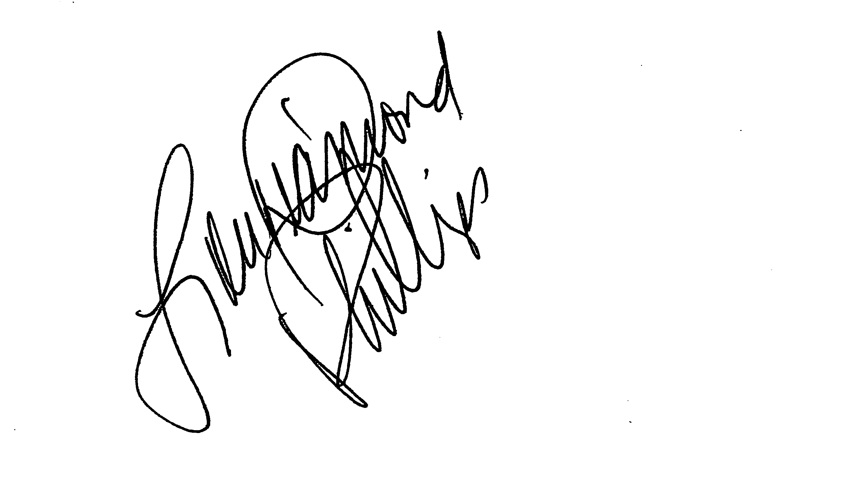 Lou Diamond Phillips La Bamba Authentic Signed 3x5 Index Card BAS #BL96316 - Image 2
