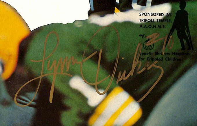 Lynn Dickey Packers Signed September 3rd 1976 Football Game Program BAS - Image 2