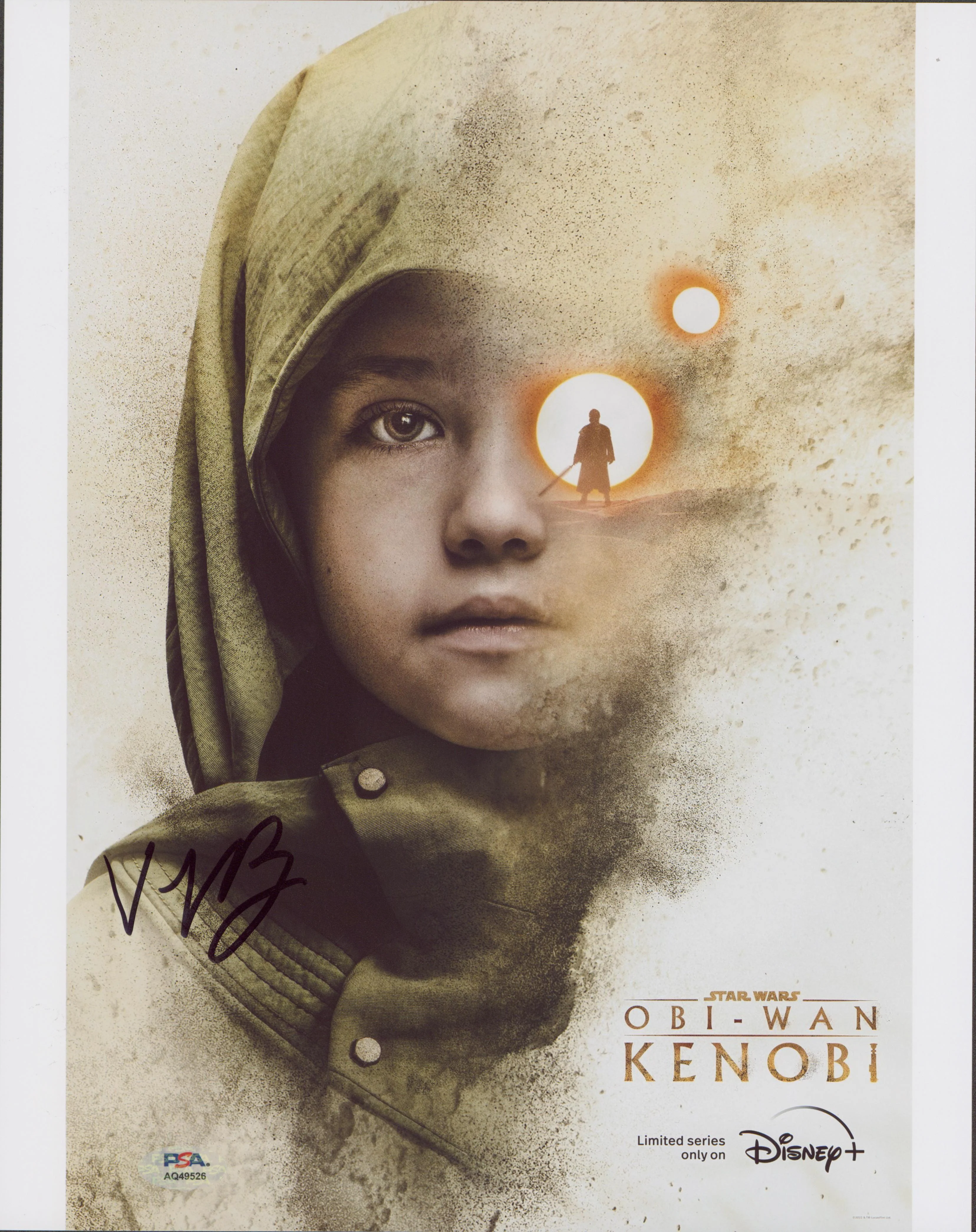Lyra Blair Obi-Wan Kenobi Authentic Signed 11x14 Photo PSA/DNA #AQQ49526