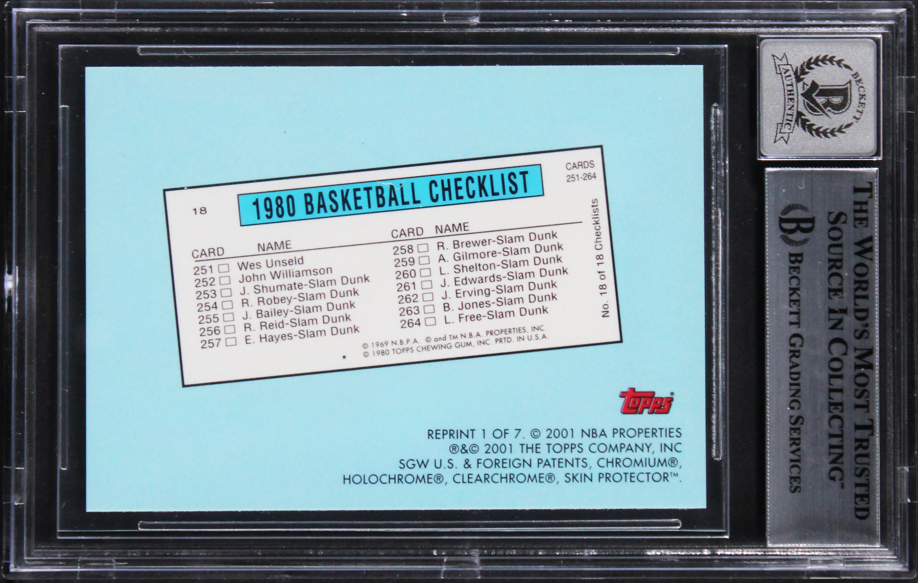 Magic Johnson Signed 2000 Topps Chrome Reprints #7 Card Auto 10! BAS Slabbed - Image 3