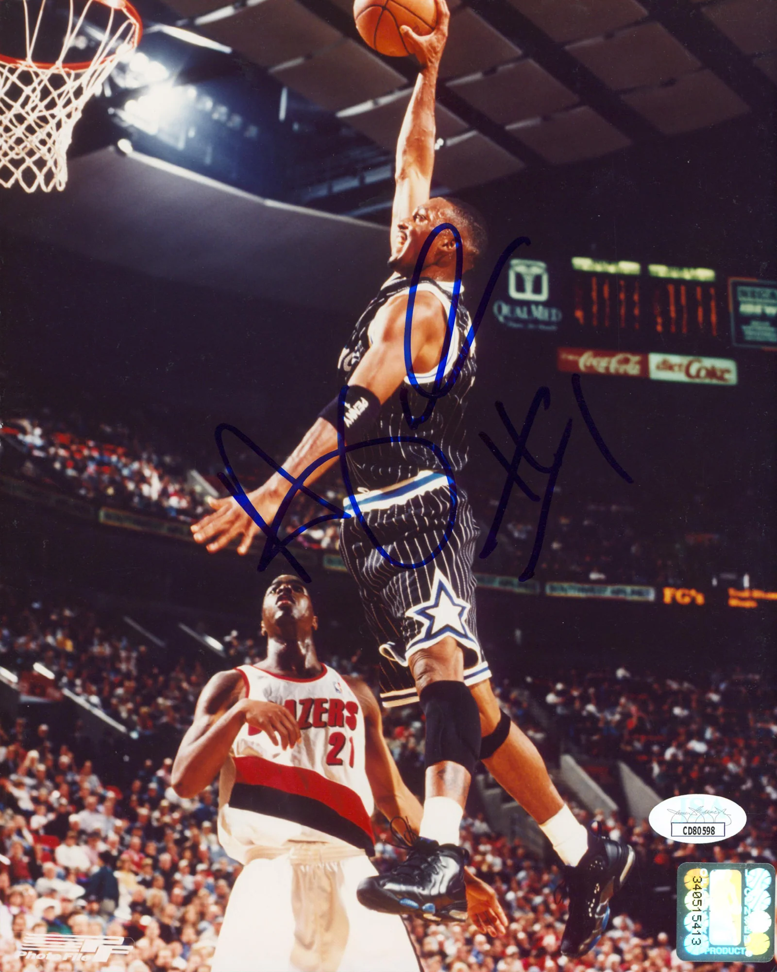 Magic Penny Hardaway Authentic Signed 8x10 Anfernee PhotoFile Photo JSA #CD80598 - Image 2