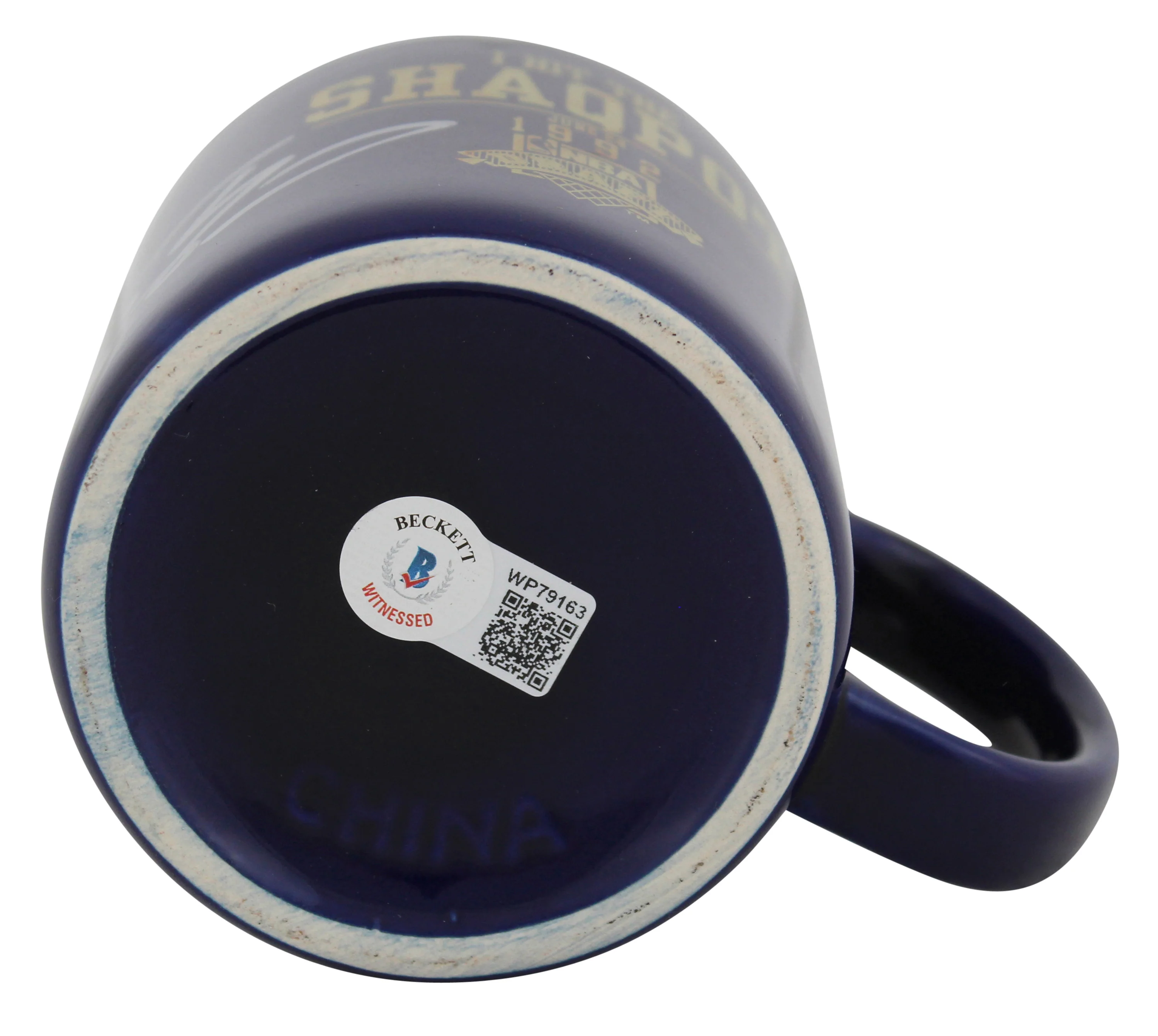 Magic Shaquille O'Neal Signed Shaqpot 1992 NBA Draft Coffee Mug BAS Wit #WP79163 - Image 6