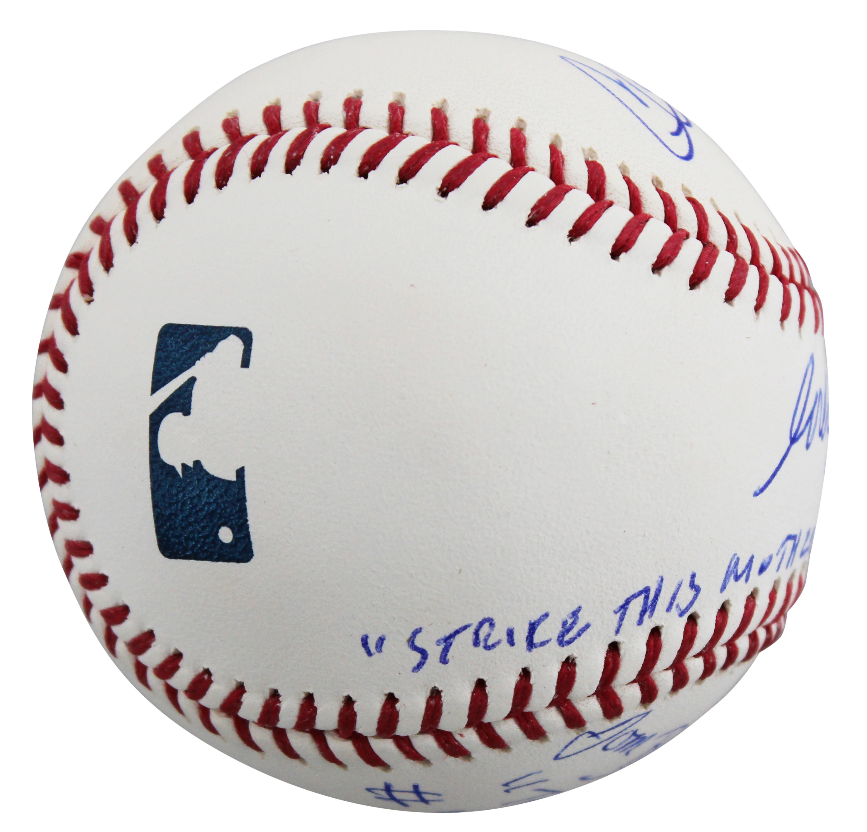 Major League (3) Sheen, Berenger & Bernsen w/ Insc Signed Oml Baseball BAS Wit 2 - Image 6