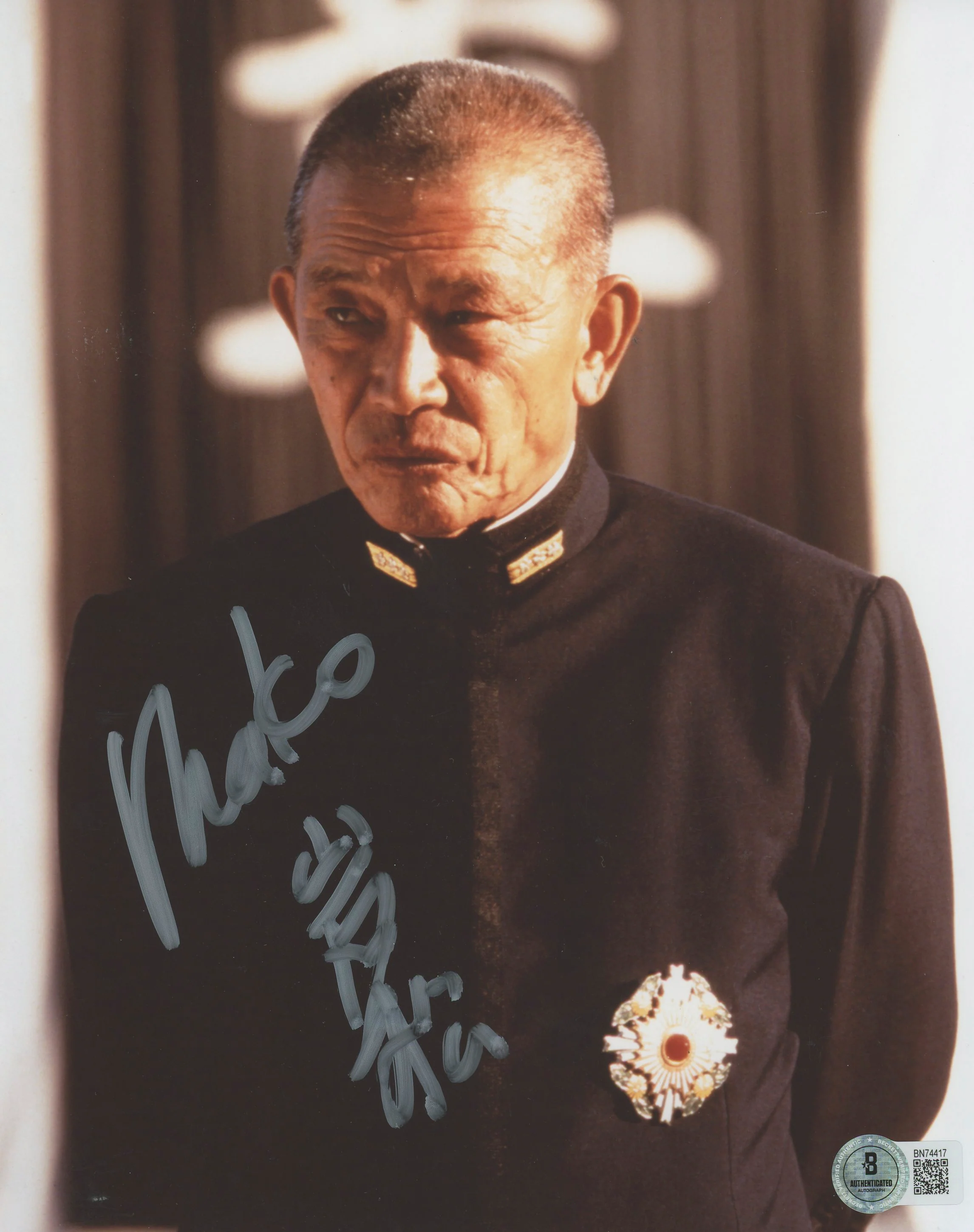 Mako Pearl Harbor Authentic Signed 8x10 Photo Autographed BAS #BN74417 - Image 2