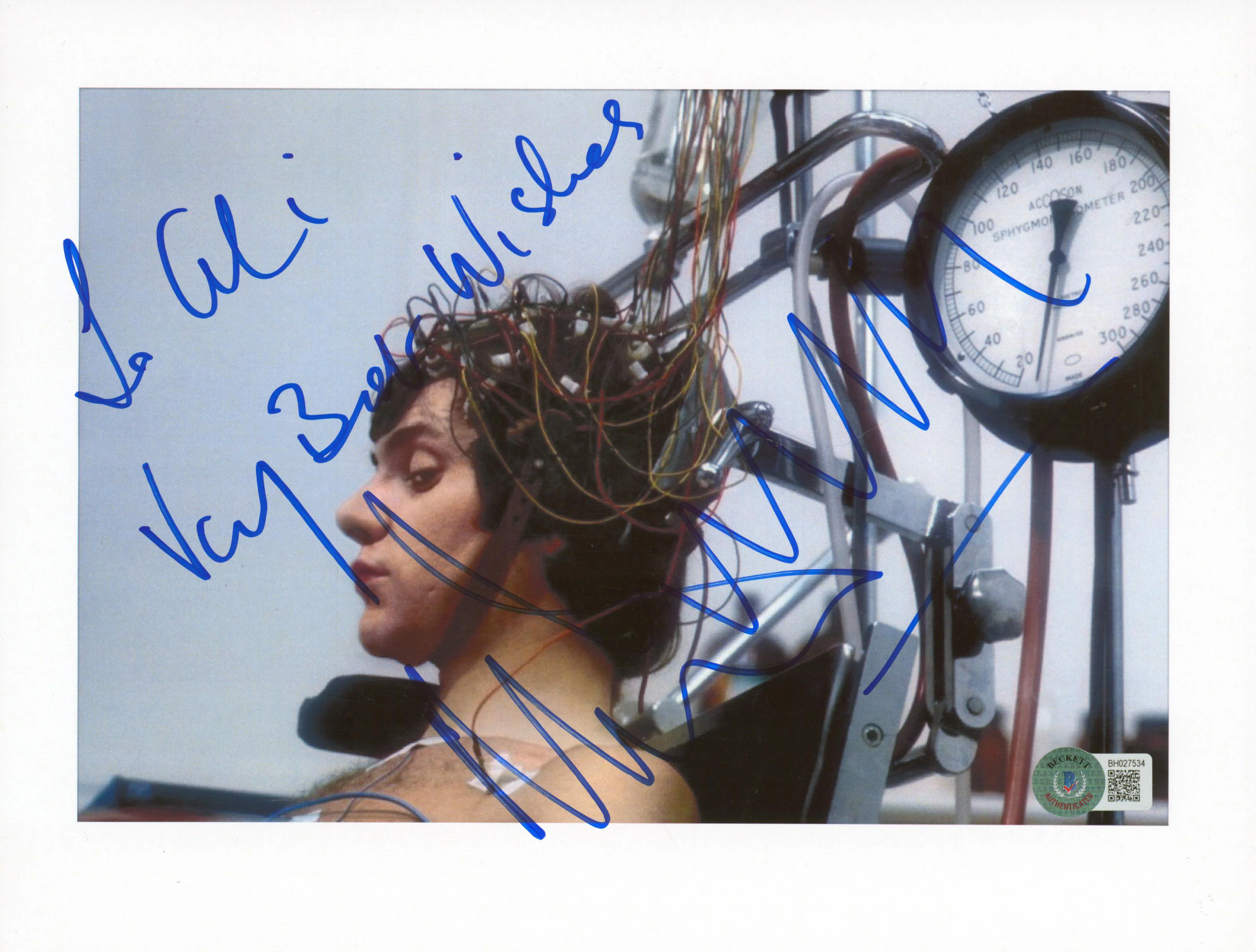 Malcolm McDowell A Clockwork Orange Authentic Signed 8.5x11 Photo BAS #BH027534 - Image 2