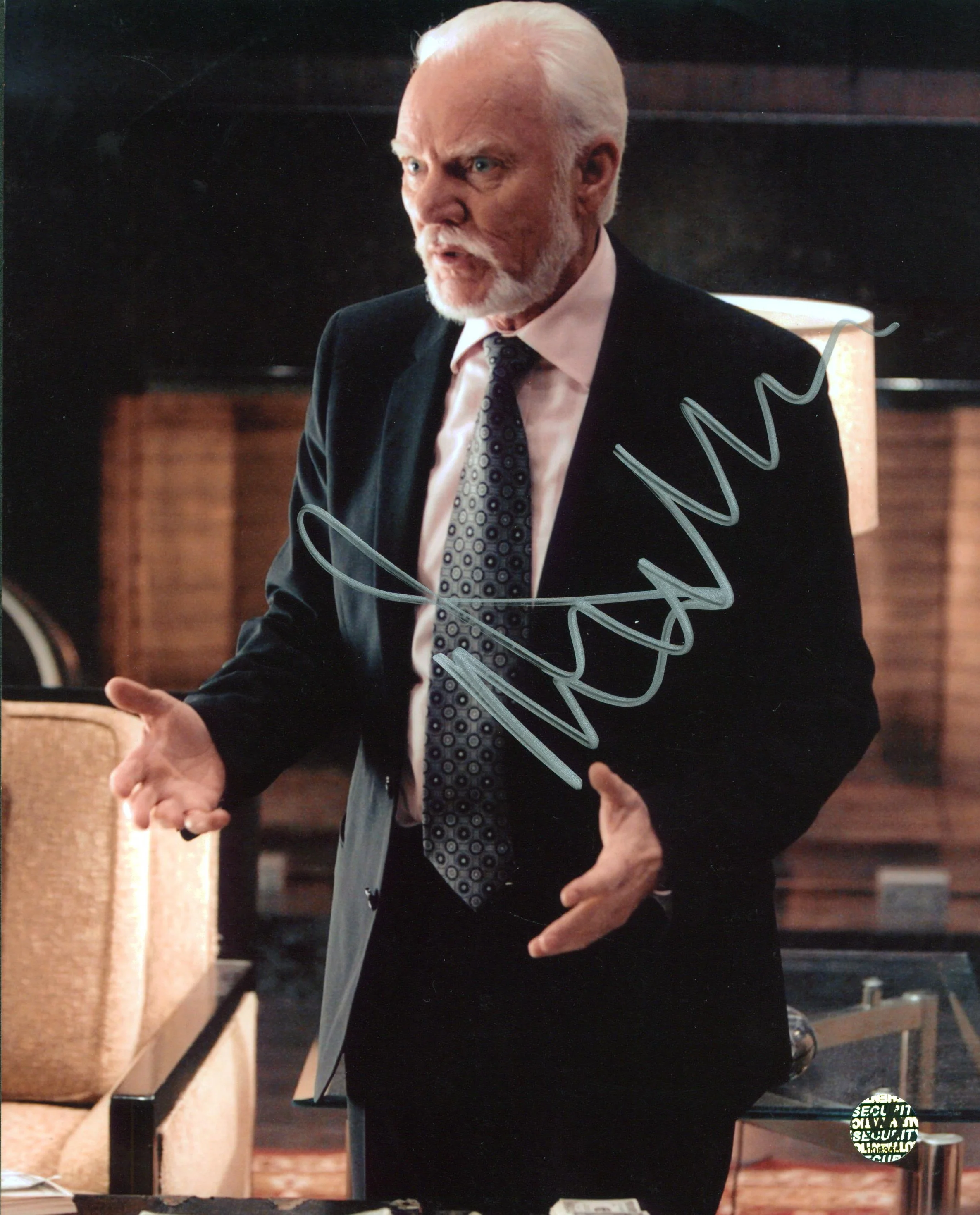 Malcolm McDowell Heroes Authentic Signed 8x10 Photo Autographed Wizard World 1 - Image 2