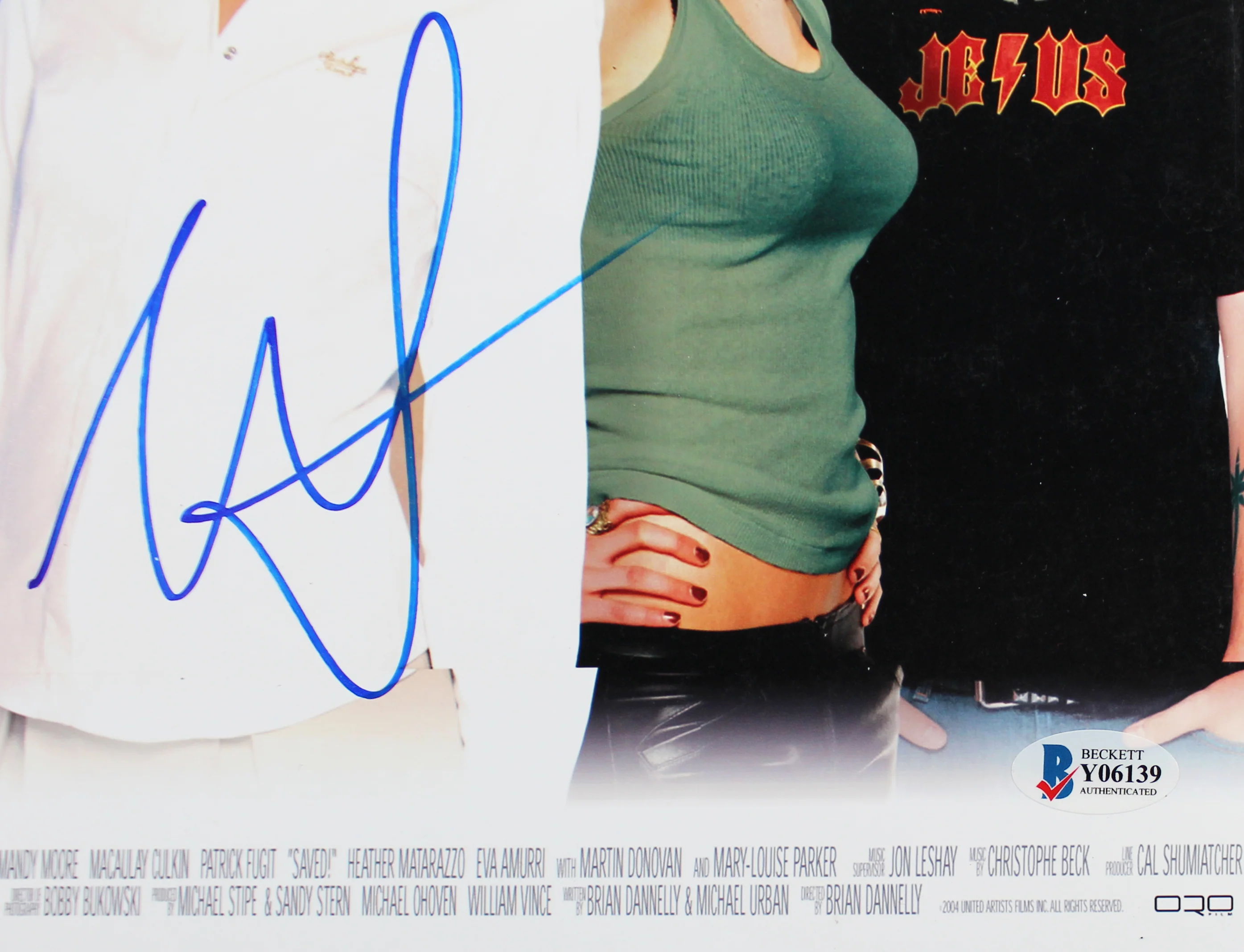 Mandy Moore & Jena Malone Saved! Authentic Signed 12x18 Photo BAS #Y06139 - Image 3