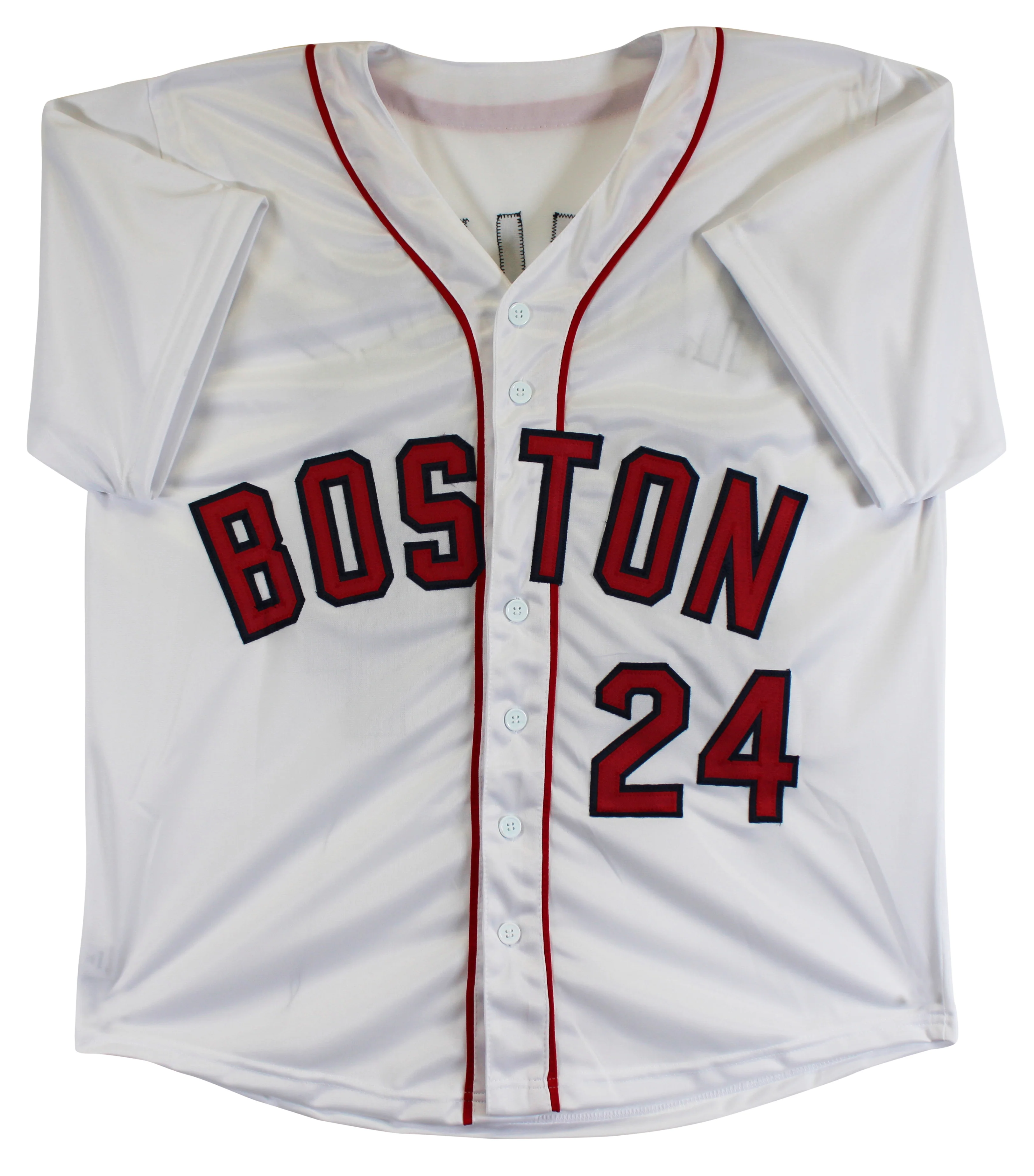 Manny Ramirez Authentic Signed White Pro Style Jersey Autographed BAS Witnessed - Image 4