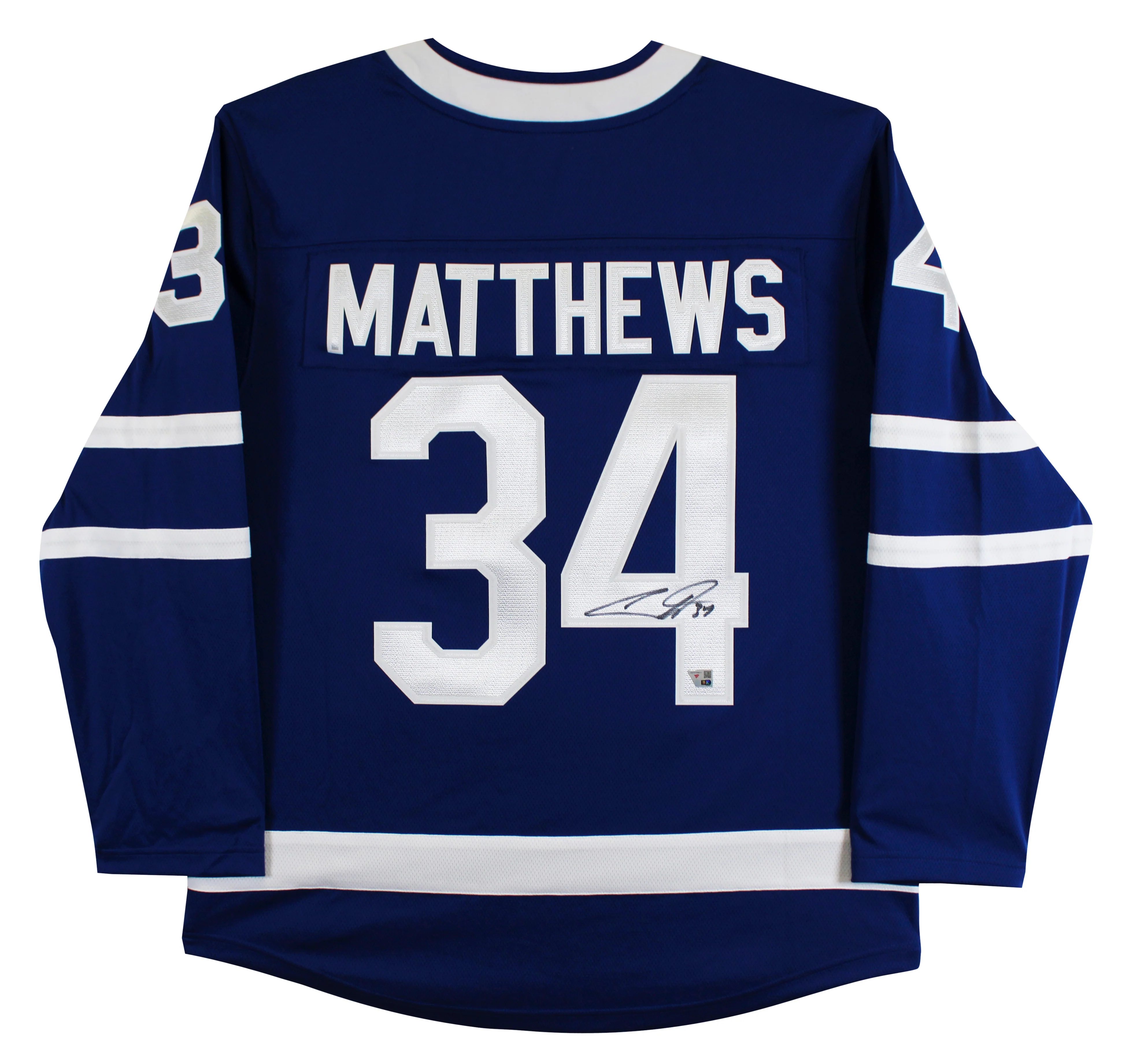 Maple Leafs Auston Matthews Signed Blue Fanatics Breakaway Jersey Fanatics - Image 3
