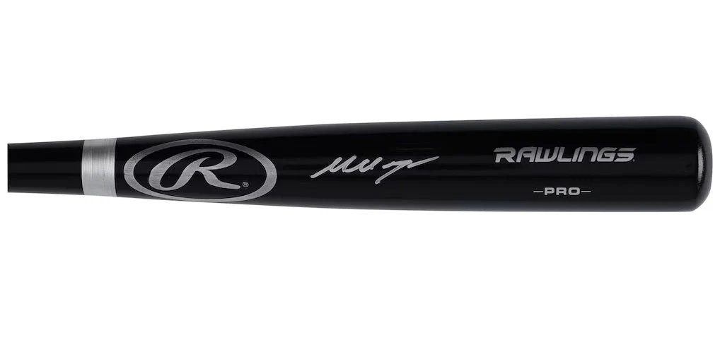 Marcelo Mayer Boston Red Sox Signed Black Rawlings Baseball Bat Fanatics - Image 2