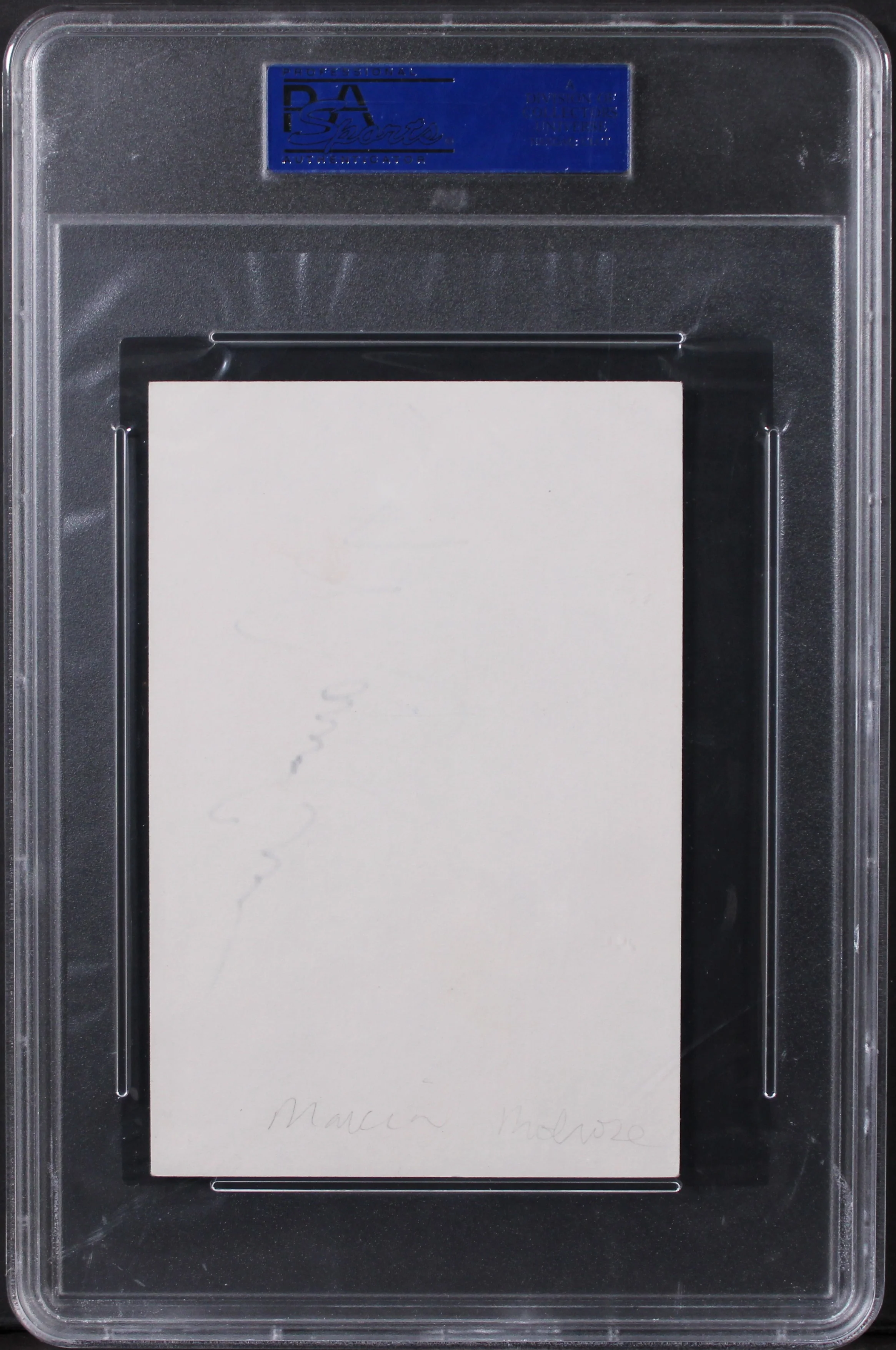 Marcia Cross Desperate Housewives Authentic Signed 4x6 Index Card PSA/DNA Slab - Image 3