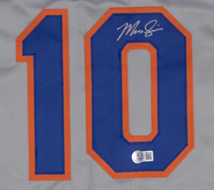 Marcus Semien New York Signed Gray Baseball Jersey BAS - Image 2