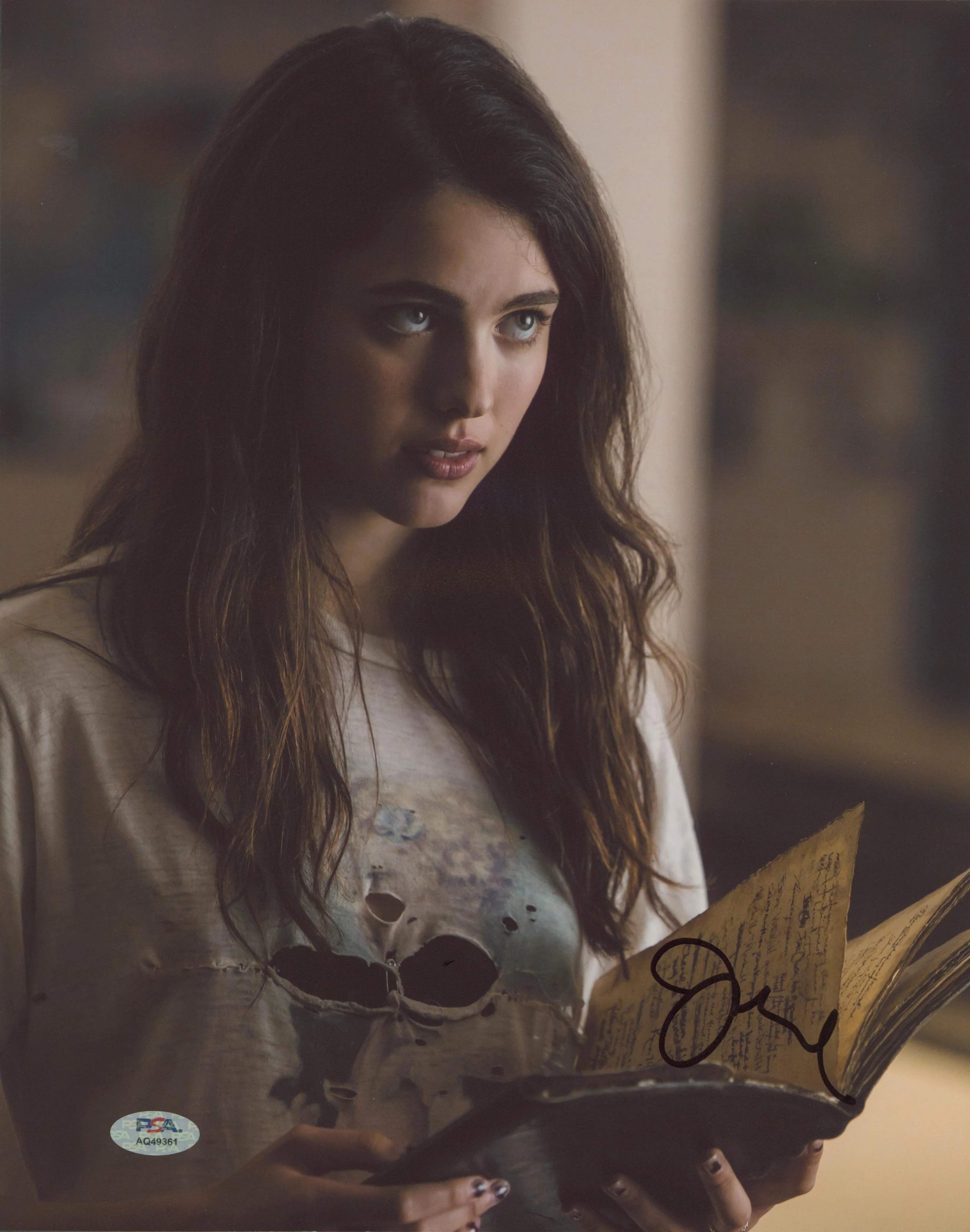 Margaret Qualley Death Note Authentic Signed 11x14 Photo PSA/DNA #AQ49361 - Image 2