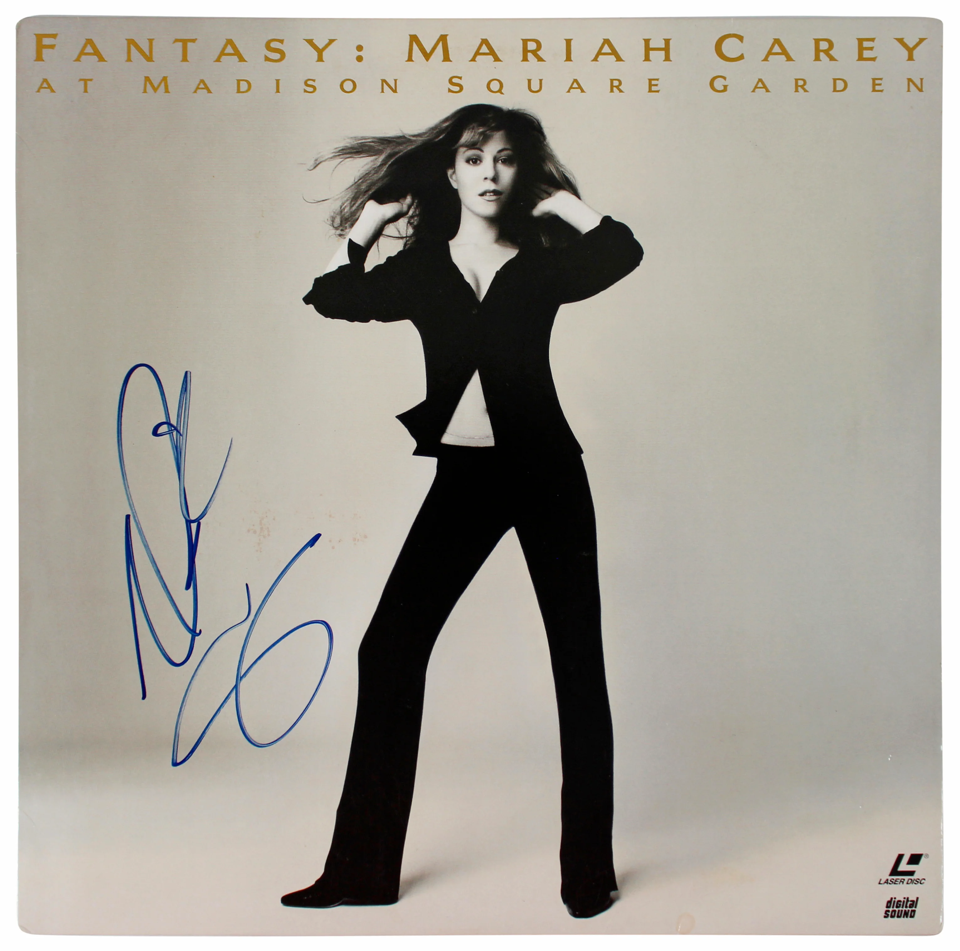 Mariah Carey Signed Fantasy: Madison Square Garden Laserdisc Cover BAS #AA49894 - Image 2