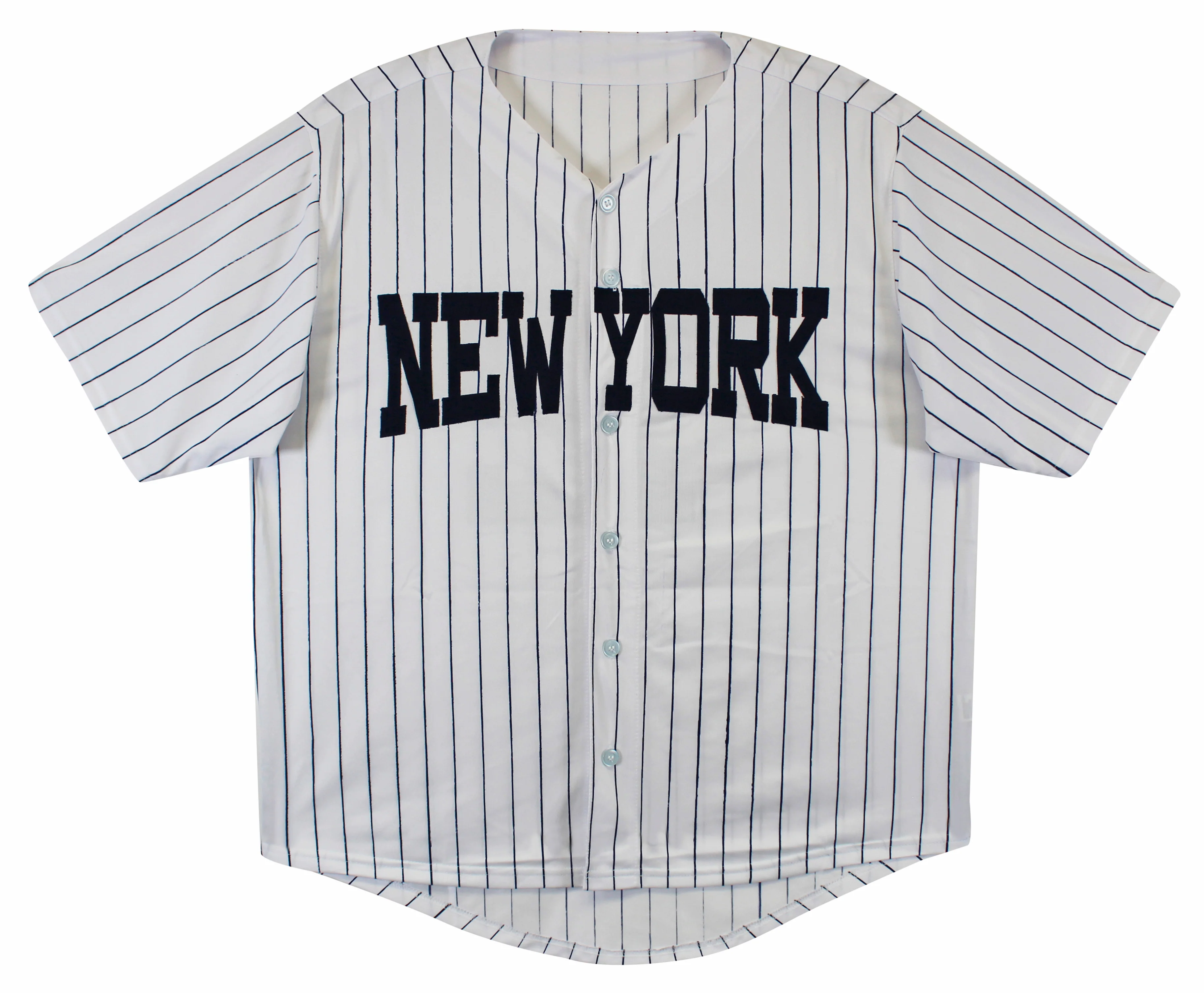 Mariano Rivera Authentic Signed White Pinstripe Pro Style Jersey BAS Witnessed - Image 4