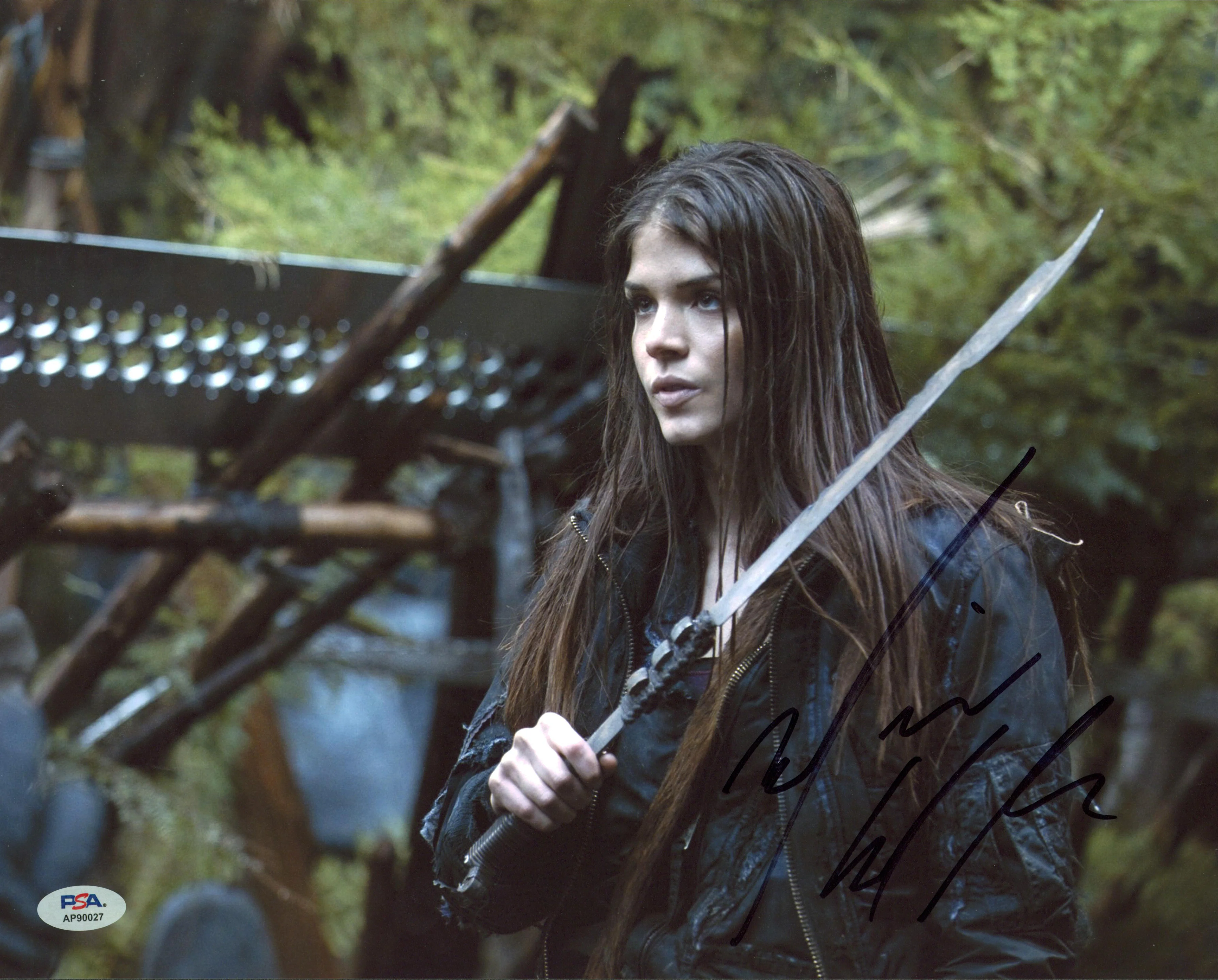 Marie Avgeropoulos The 100 Authentic Signed 11x14 Horizontal Photo PSA #AP90027 - Image 2