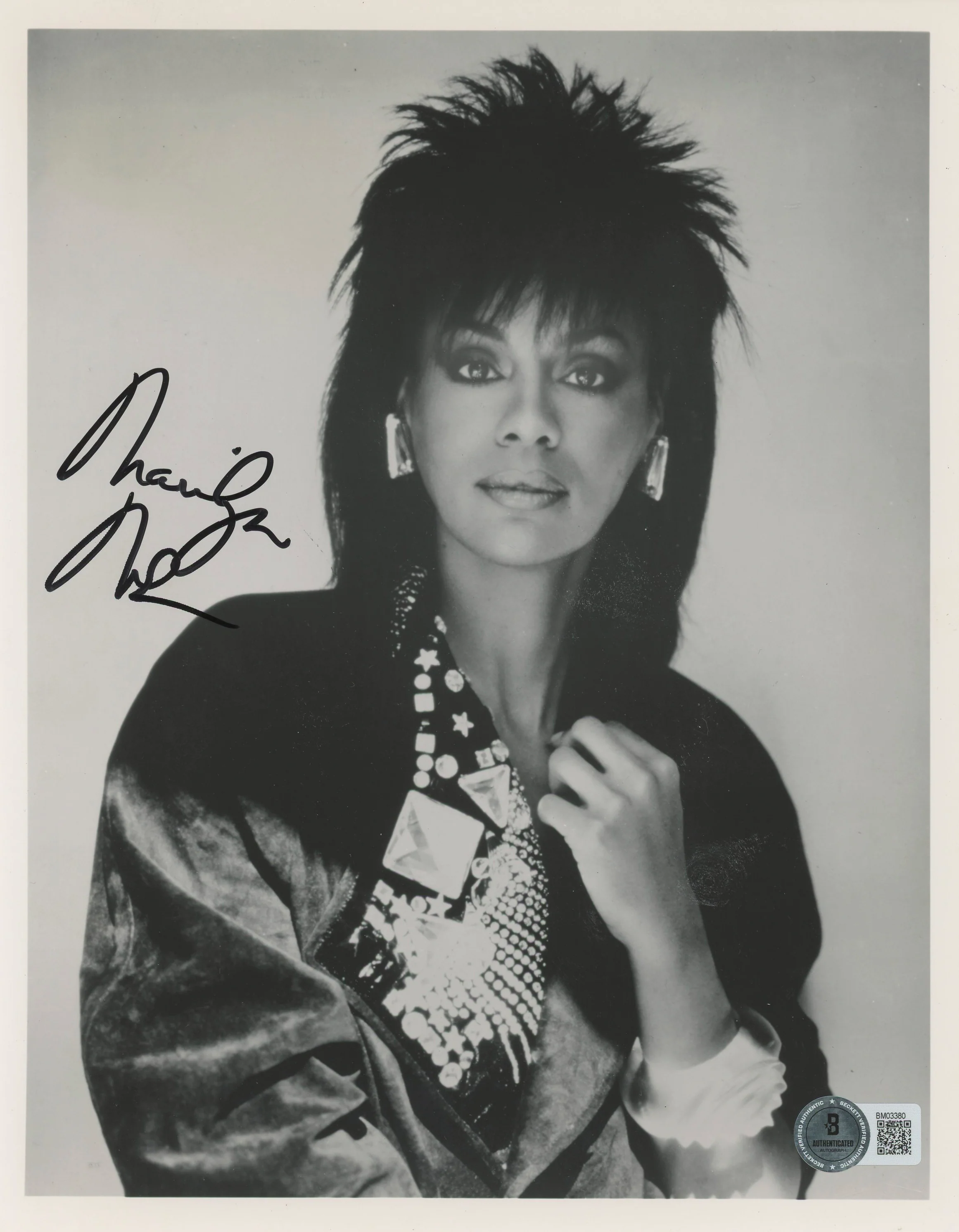 Marilyn McCoo Captain Planet and the Planeteers Signed 8x10 Photo BAS #BM03380 - Image 2