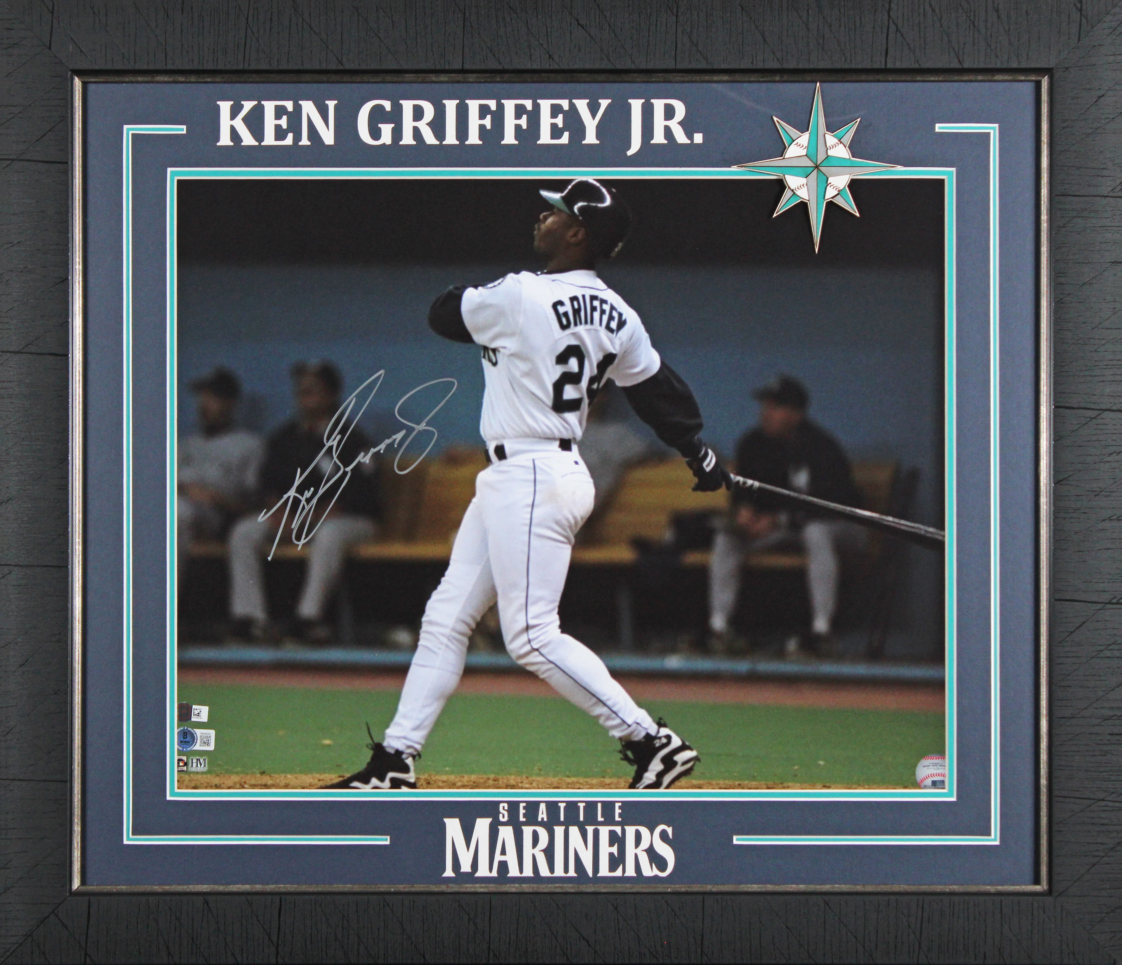 Mariners Ken Griffey Jr. Authentic Signed 16x20 Framed Photo BAS Wit #1W449343 - Image 2