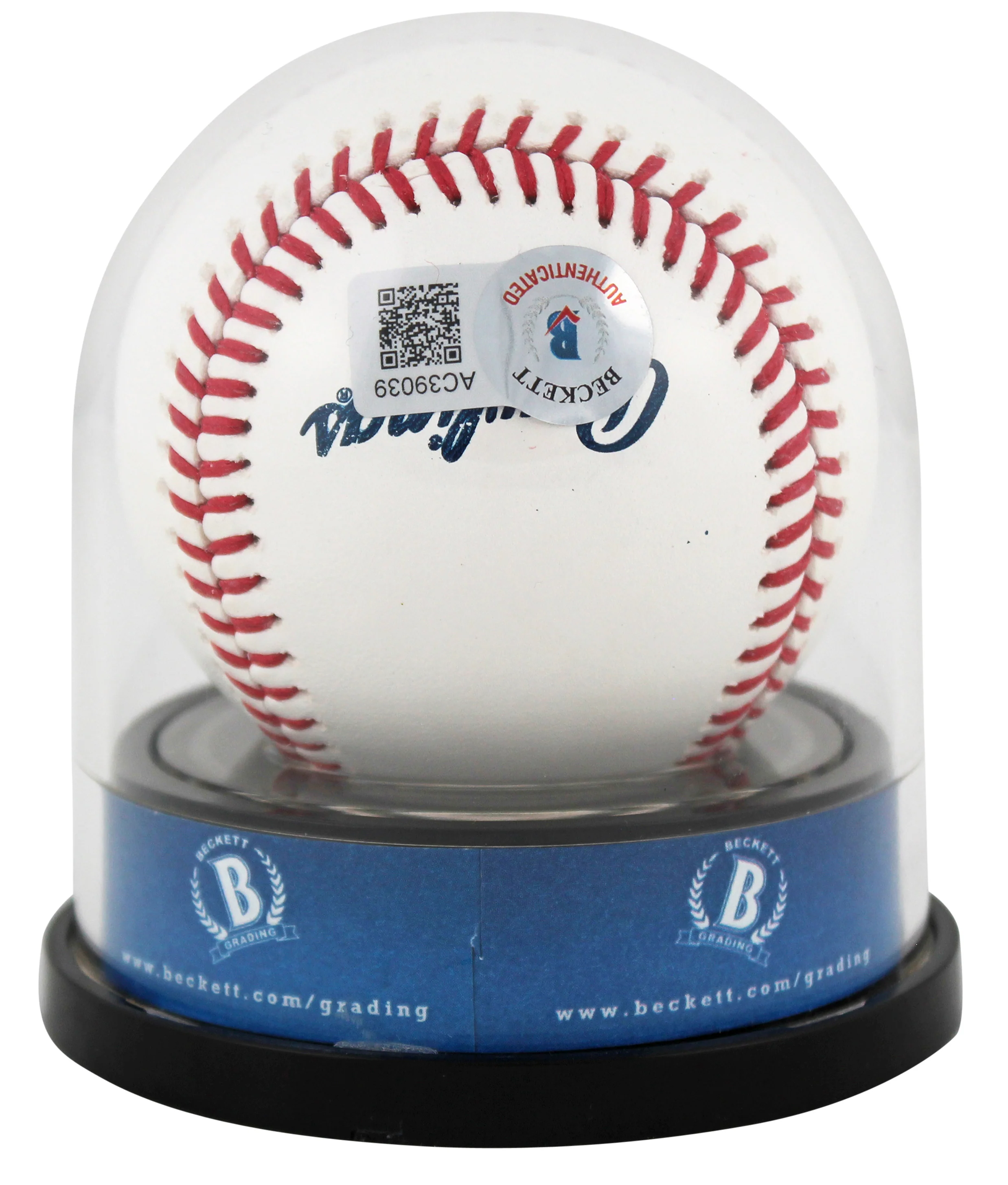 Mariners Ken Griffey Jr. "HOF 16" Signed HOF Logo Oml Baseball Auto 10! BAS 2 - Image 3